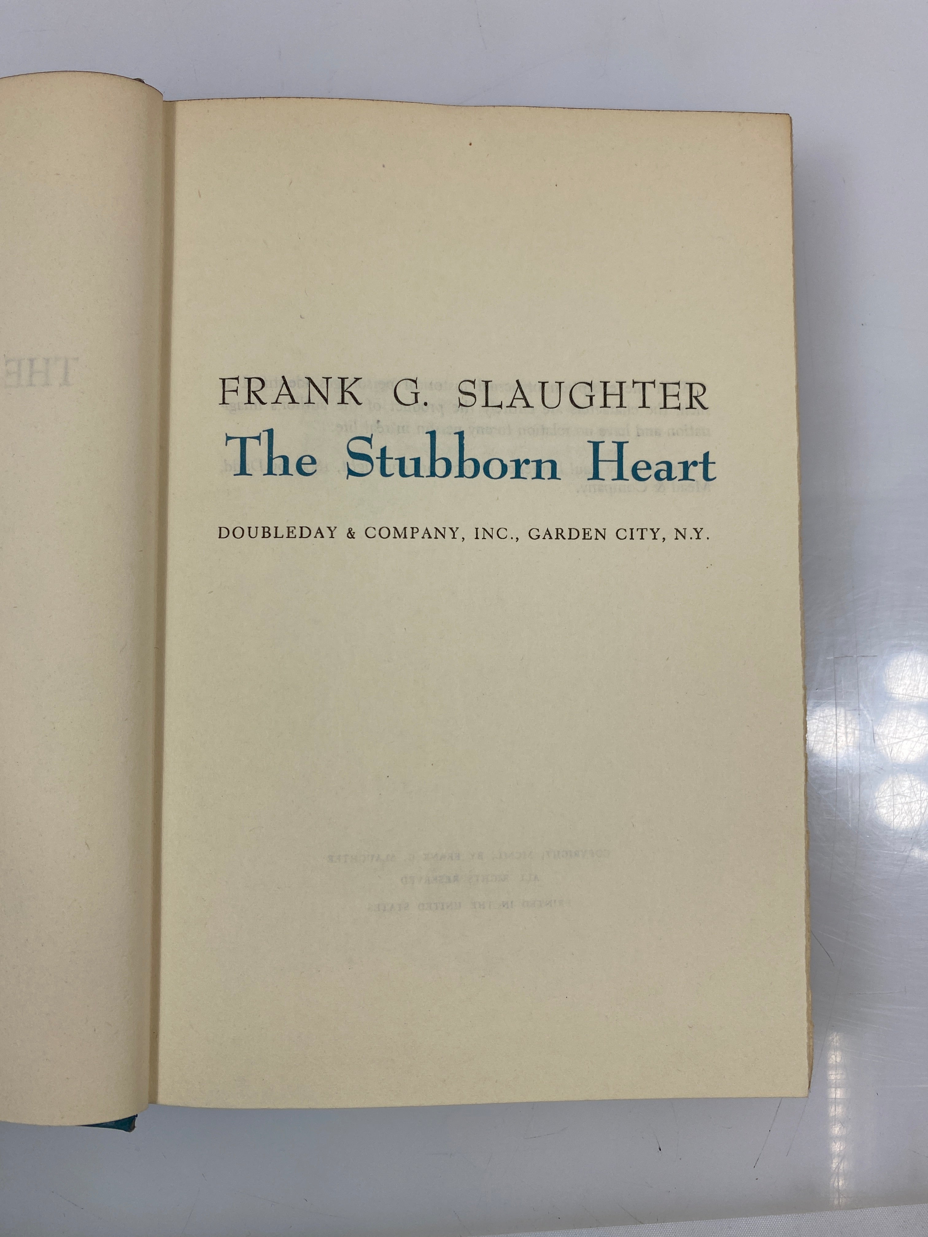 2 Vintage Frank Slaughter: The Stubborn Heart/The Galileans HC DJ BCE