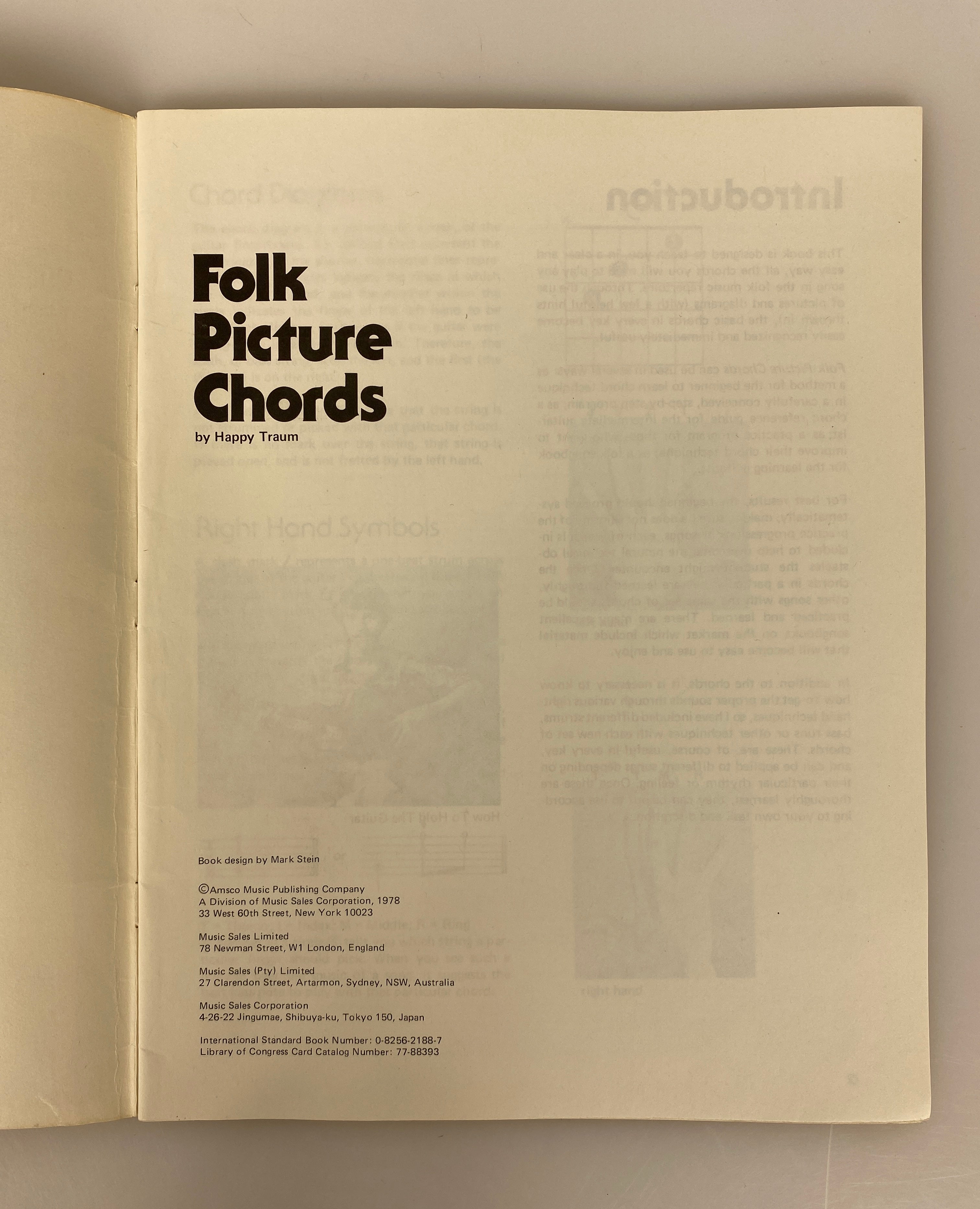 2 Vintage Guitar Books: Blues/Folk Picture Chords & How to Use Them 1978 SC