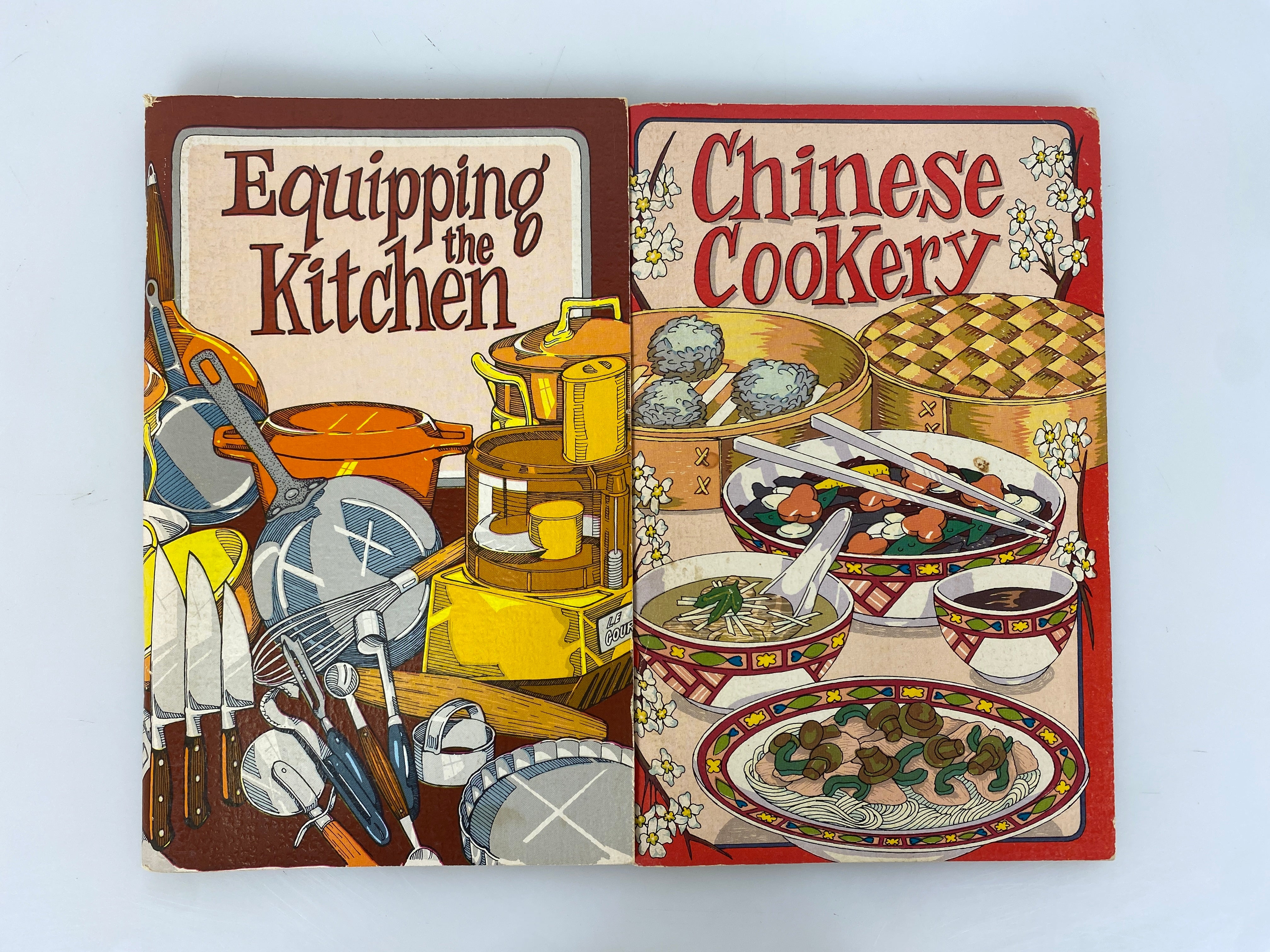 2 Vintage Irene Chalmers Cook Booklets: Equipping the Kitchen/Chinese Cookery