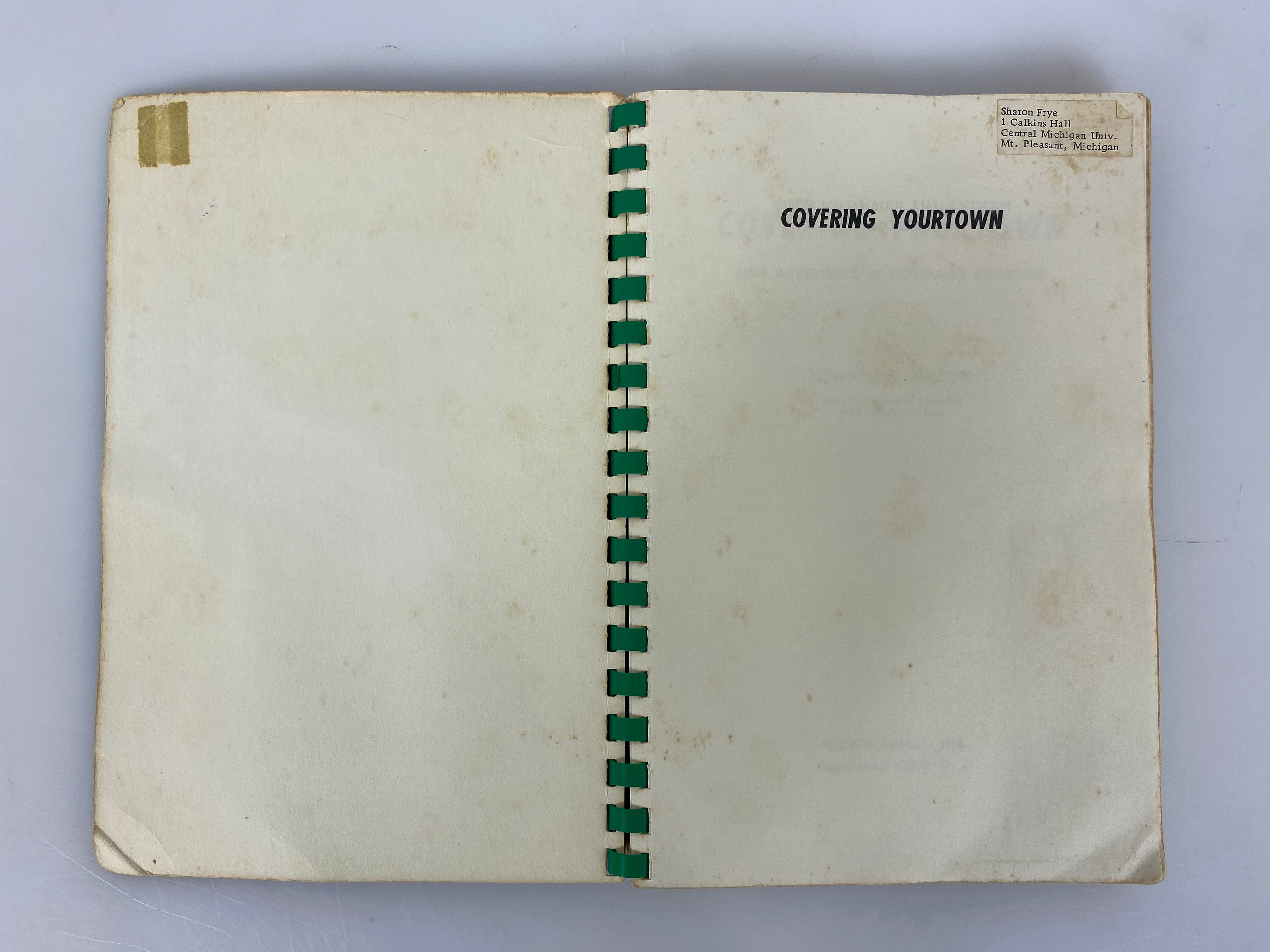 2 Vintage Journalism Textbooks: Press Time/Covering Yourtown 1962-69
