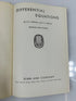 2 Vintage Math Texts: Differential Equations/Analytic Geometry 1950-1954 HC