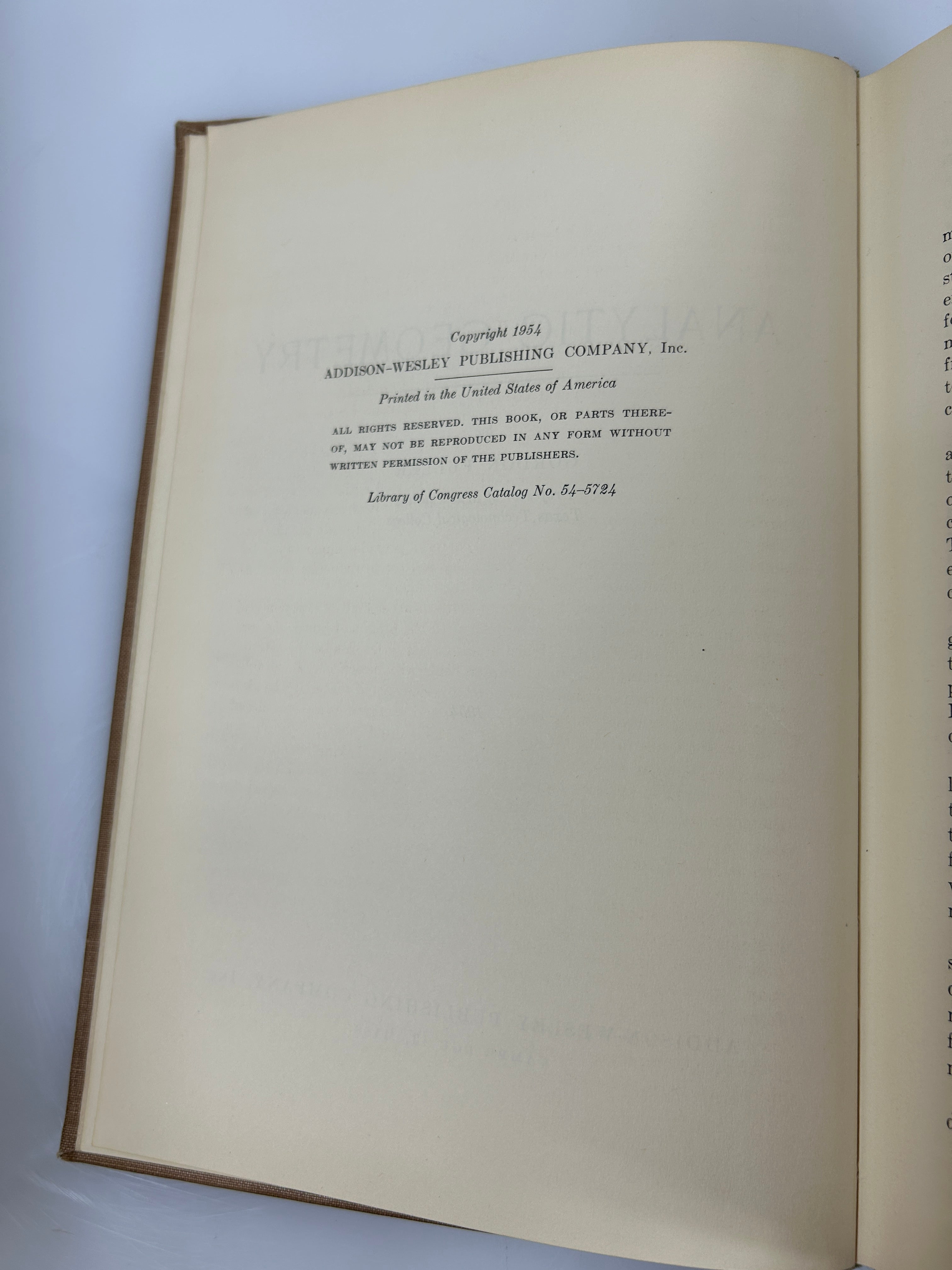 2 Vintage Math Texts: Differential Equations/Analytic Geometry 1950-1954 HC
