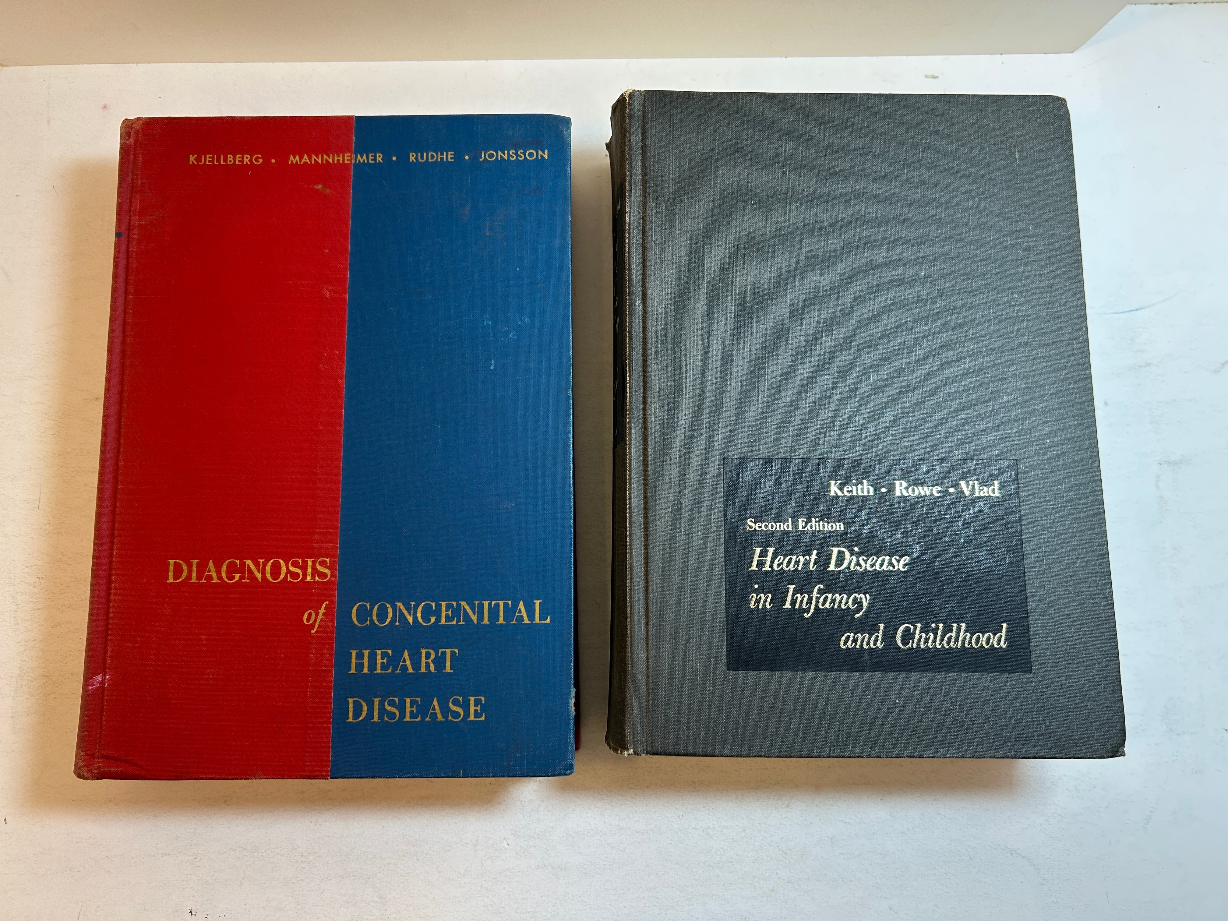 2 Vintage Medical Texts: Heart Disease-Congenital/Infancy & Childhood 1959-67