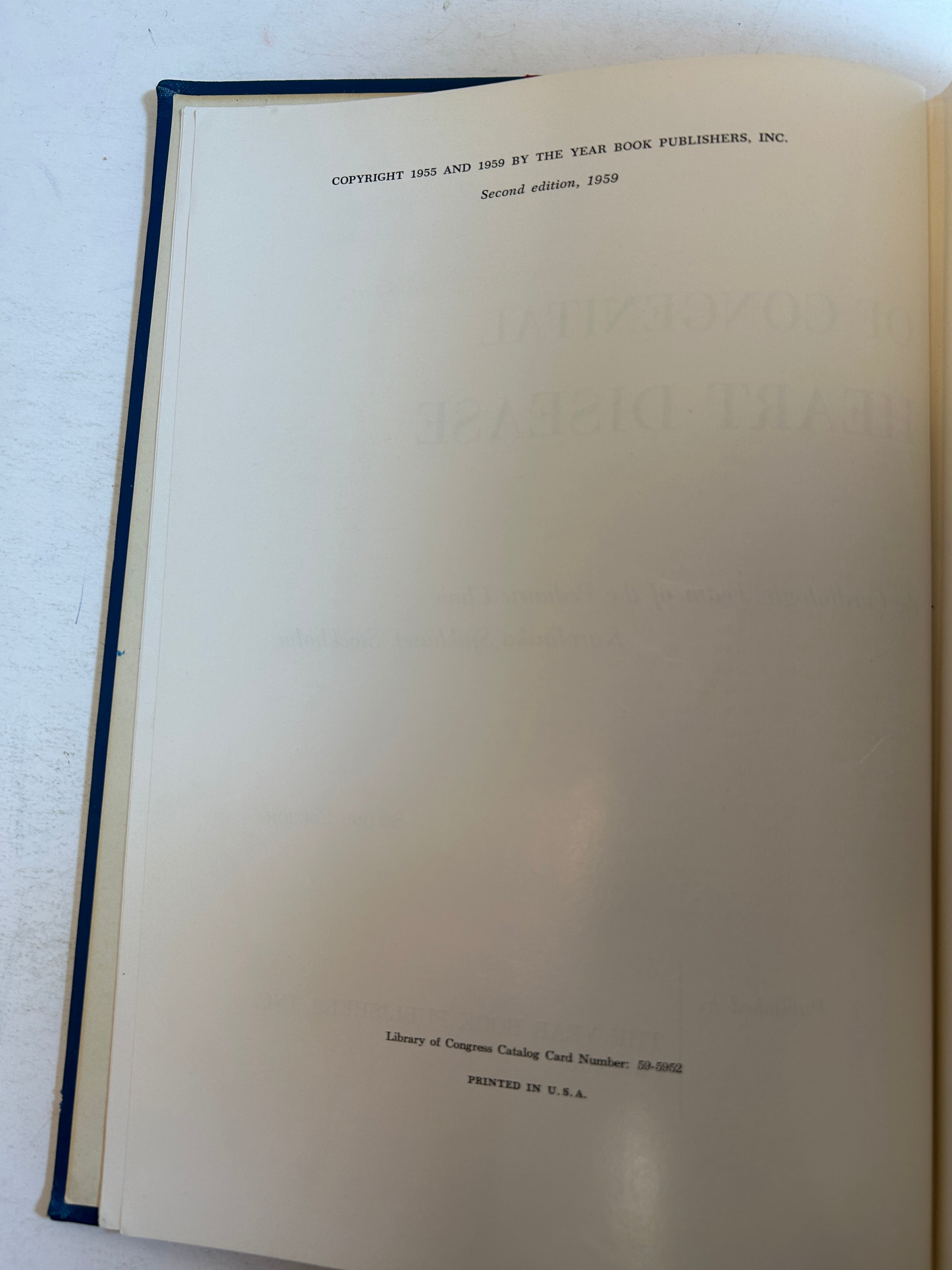 2 Vintage Medical Texts: Heart Disease-Congenital/Infancy & Childhood 1959-67