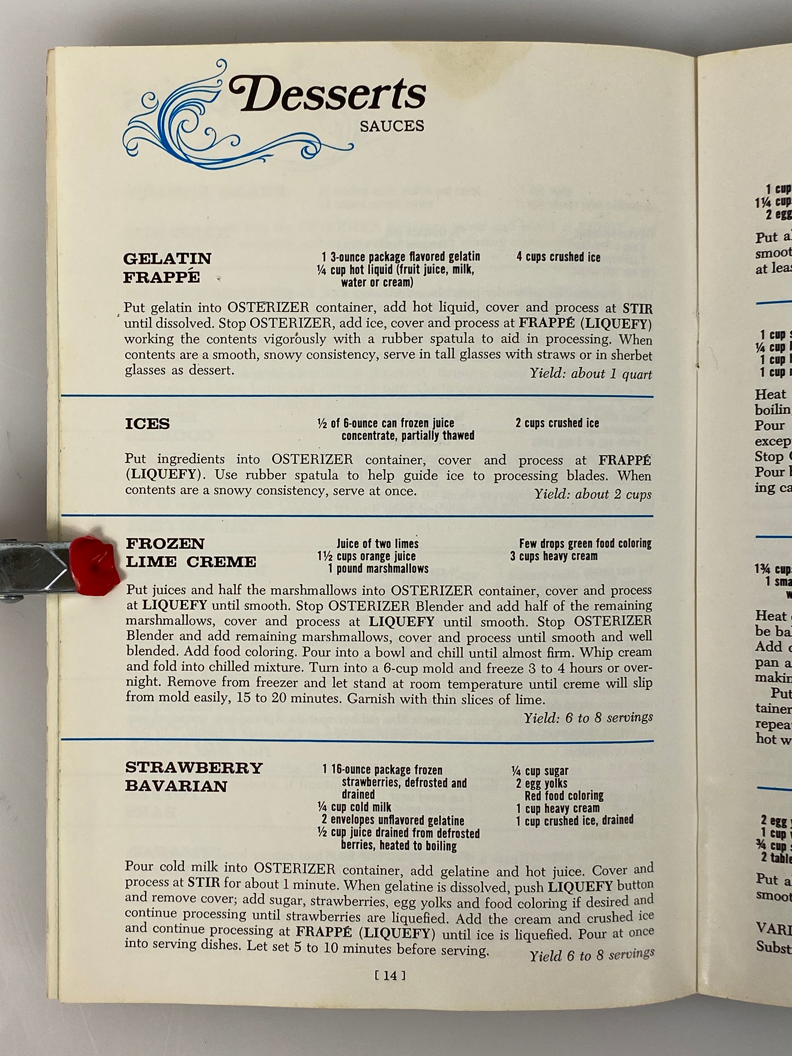 2 Vintage Osterizer Blender Spin Cookery Cookbooks 1969-70 SC