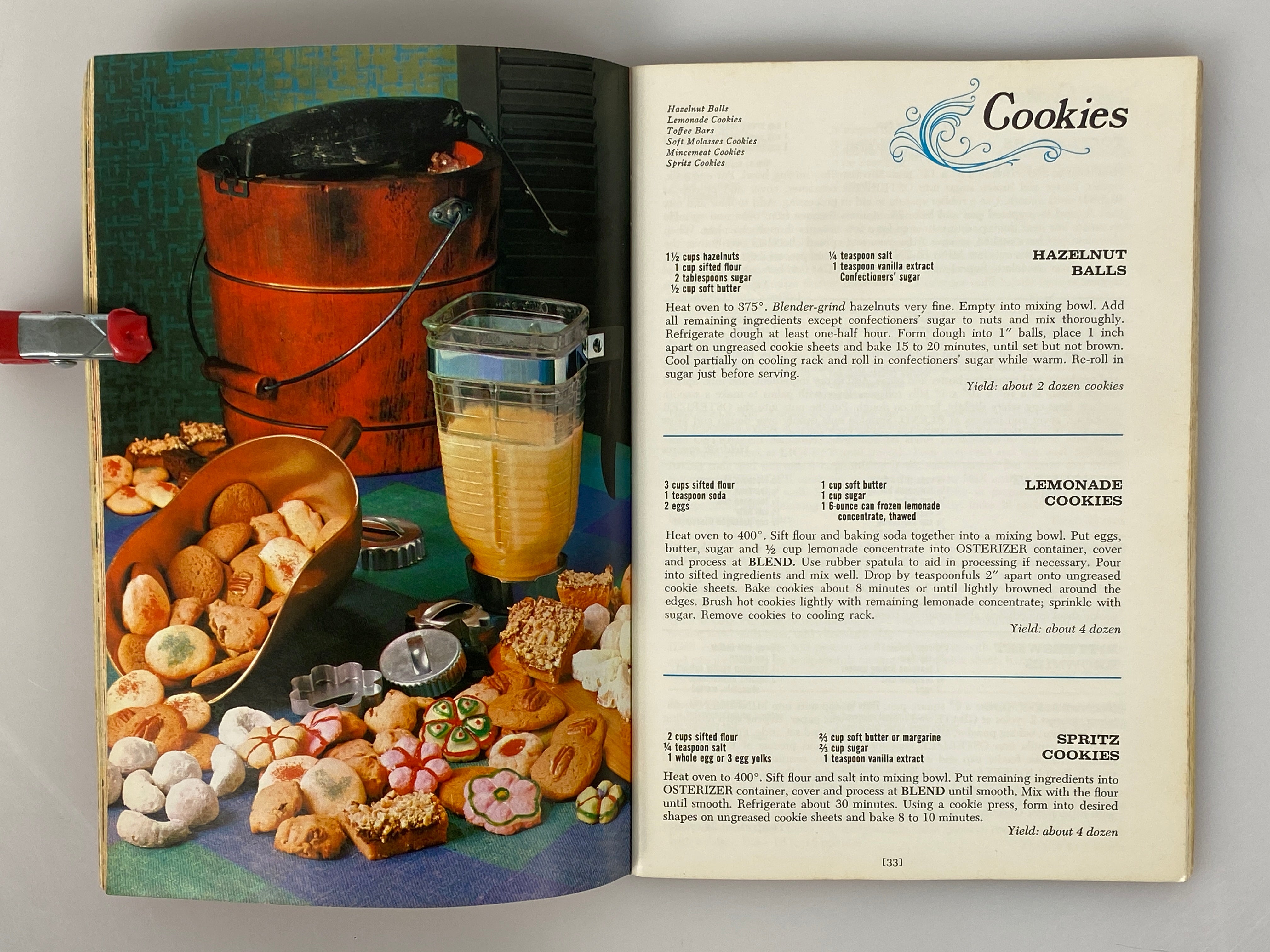 2 Vintage Osterizer Blender Spin Cookery Cookbooks 1969-70 SC