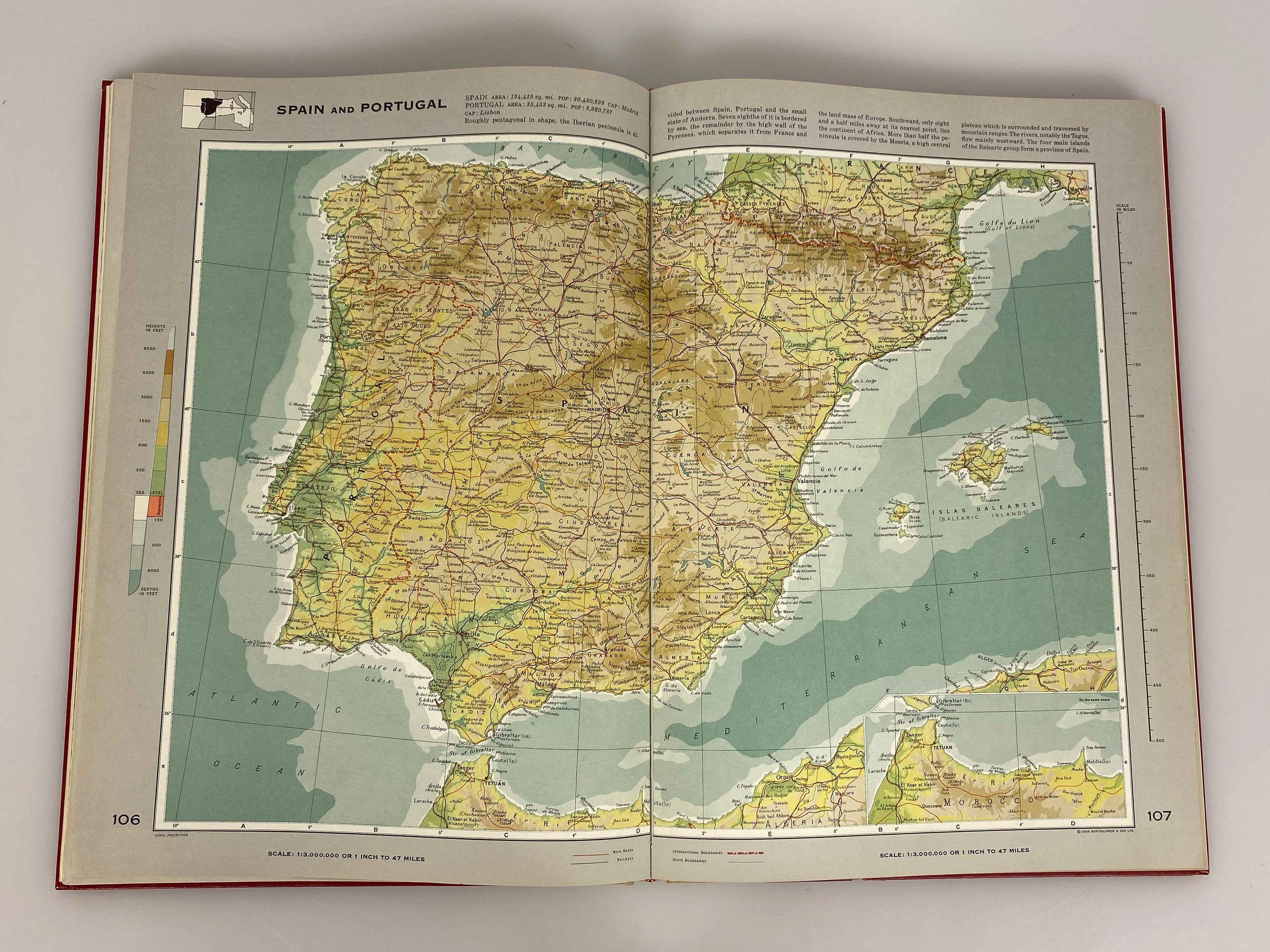 2 Vintage Reader's Digest: Great World Atlas/These United States 1963-68 HC
