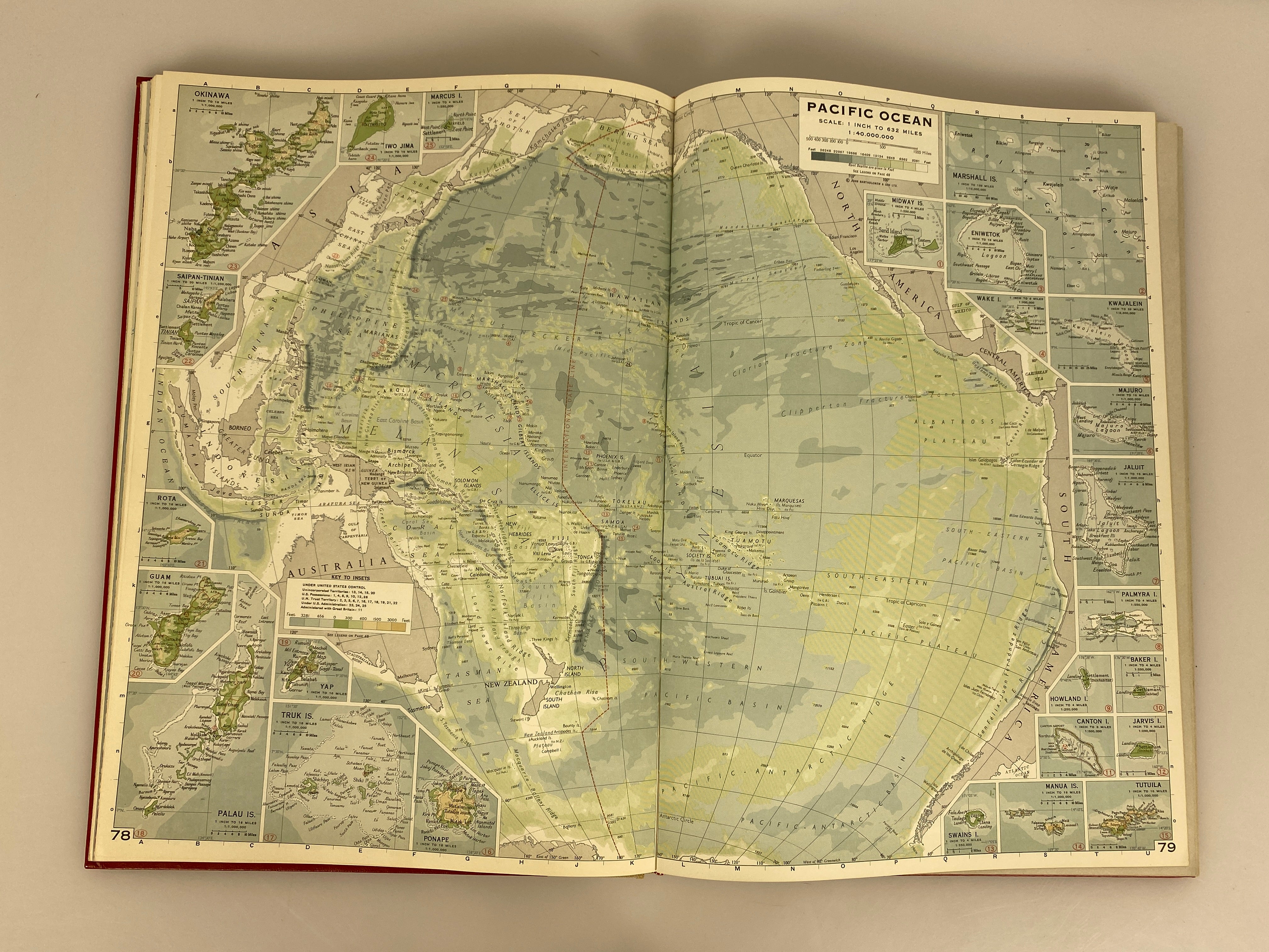 2 Vintage Reader's Digest: Great World Atlas/These United States 1963-68 HC