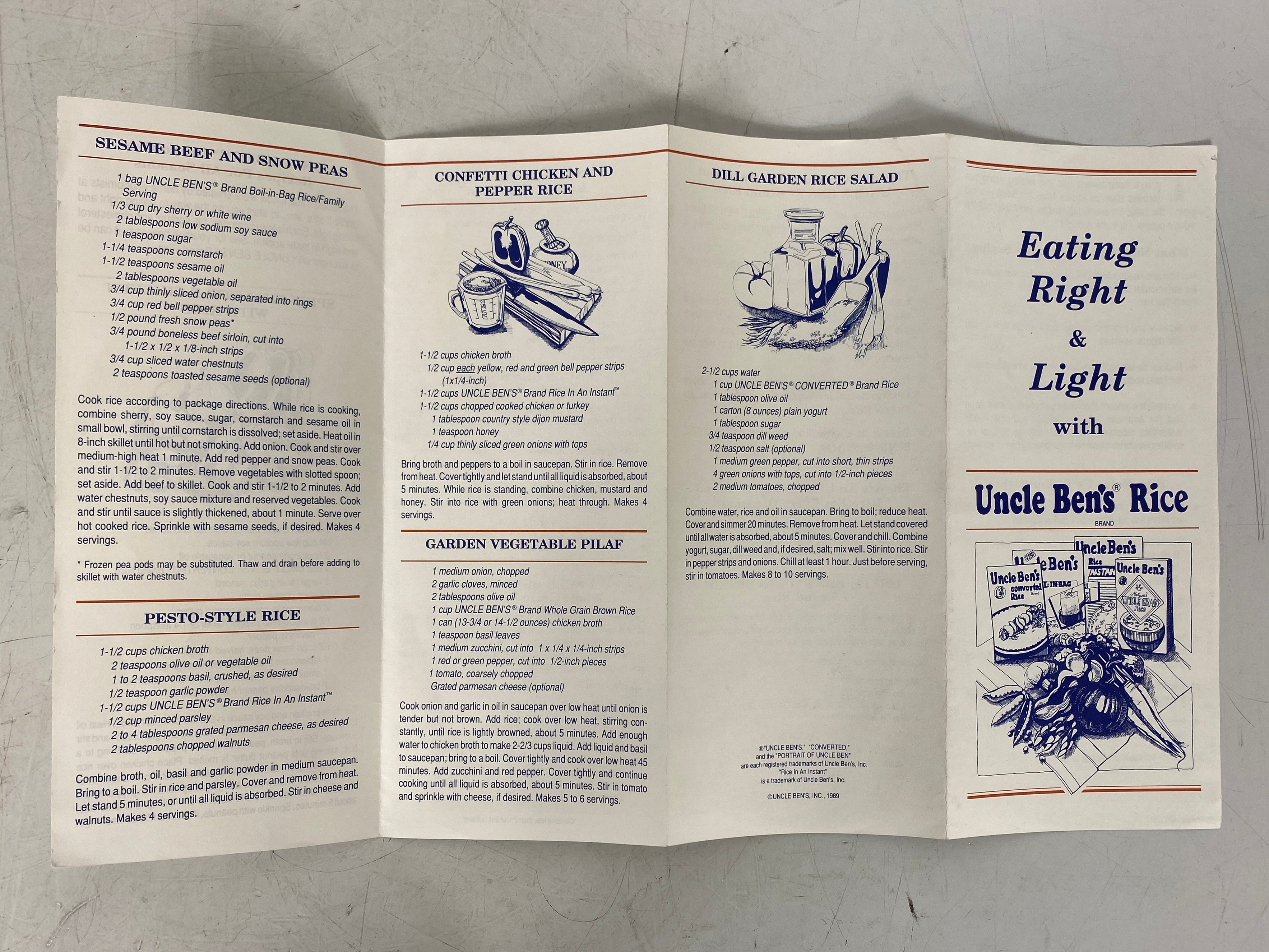 2 Vintage Rice Recipe Collections: Twelve Dream Dishes/Eating Right & Light