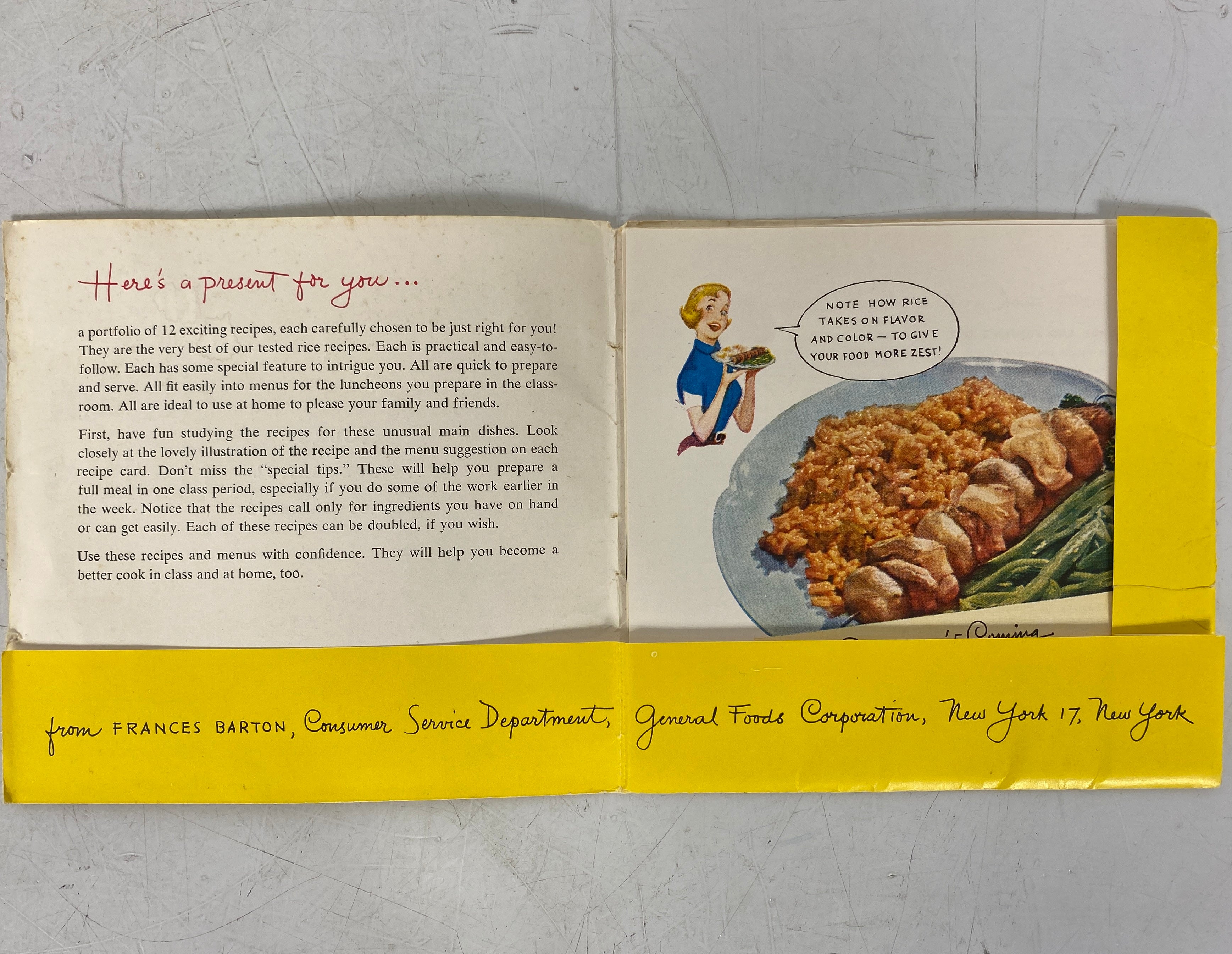 2 Vintage Rice Recipe Collections: Twelve Dream Dishes/Eating Right & Light