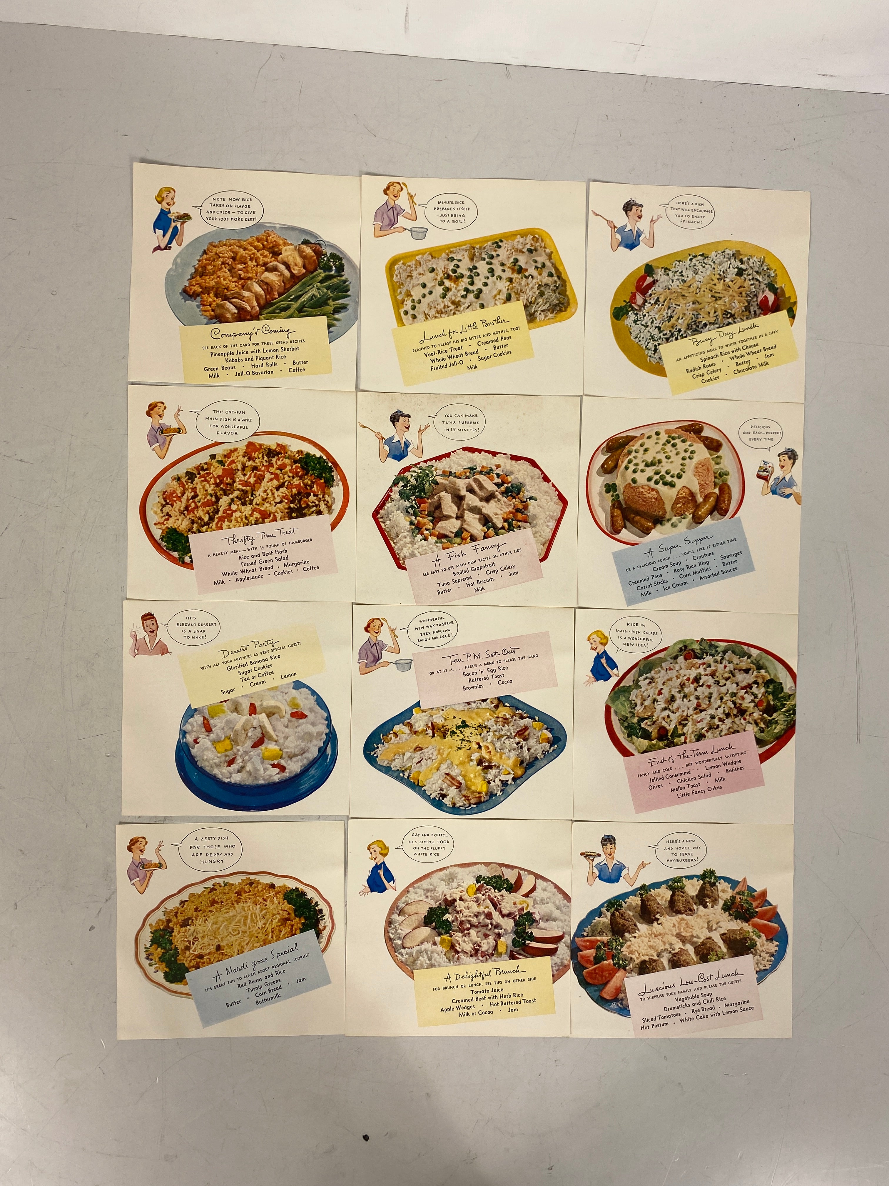 2 Vintage Rice Recipe Collections: Twelve Dream Dishes/Eating Right & Light