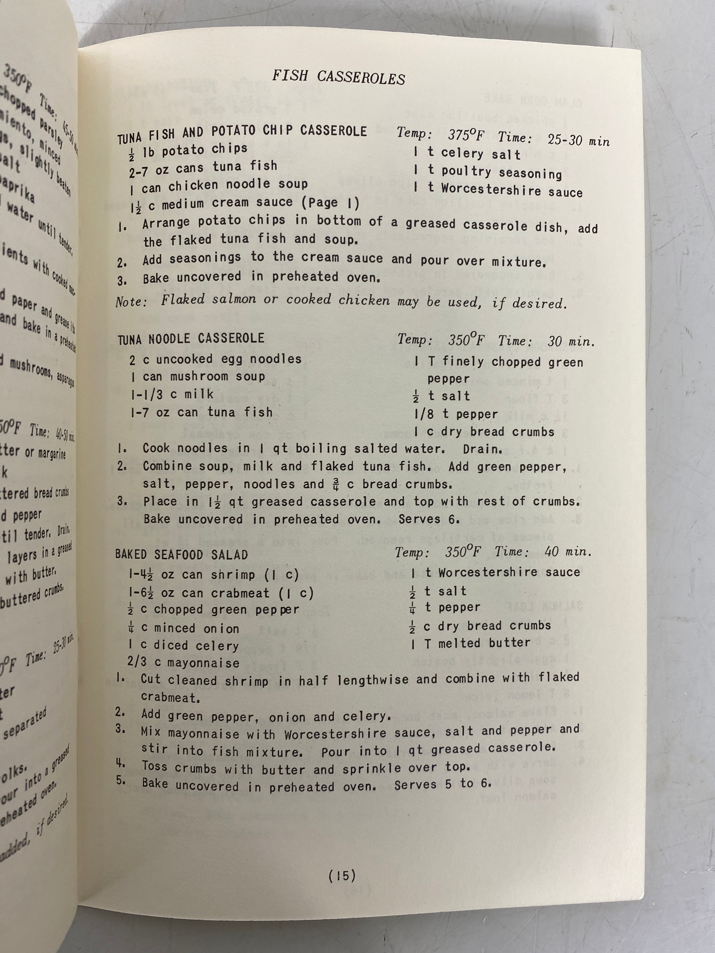 2 Vintage Rochester Gas & Electric Recipe Books Casseroles/Holiday Cookbook SC