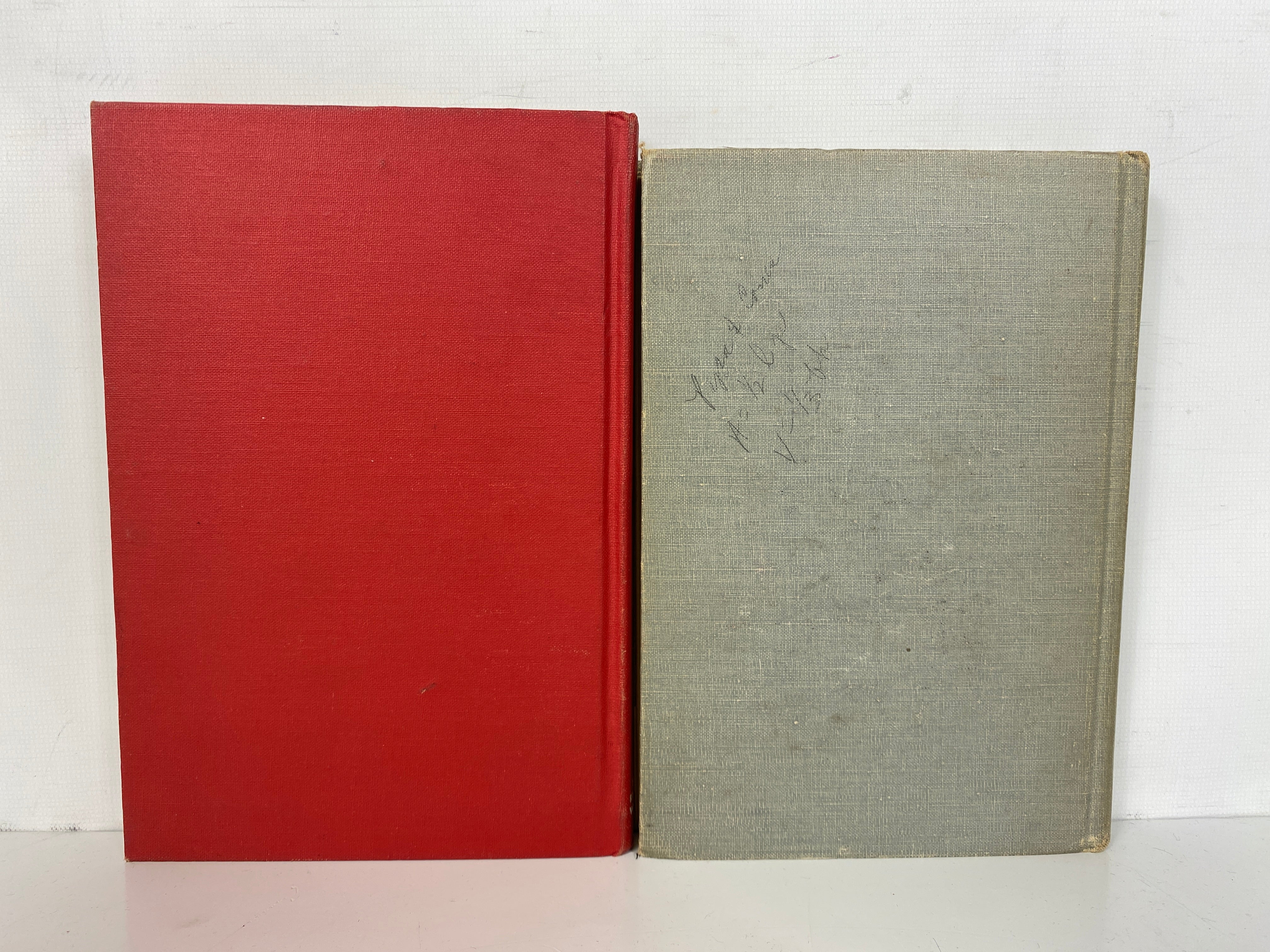 2 Vintage Textbooks: Solid Geometry/Non-Euclidean Geometry 1945-50 HC