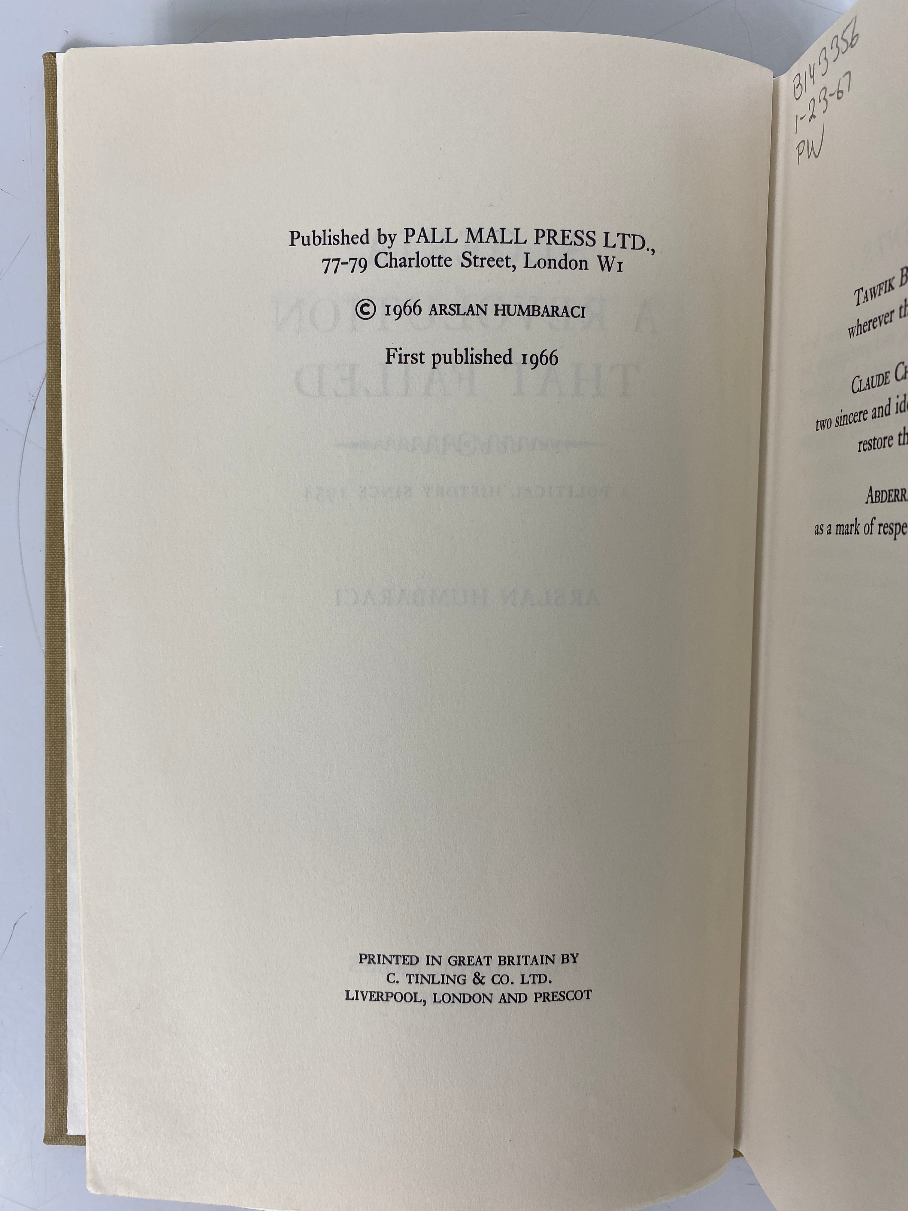 2 Vol: Algeria A Revolution that Failed/Gov't & Politics in Northern Africa Ex-Library