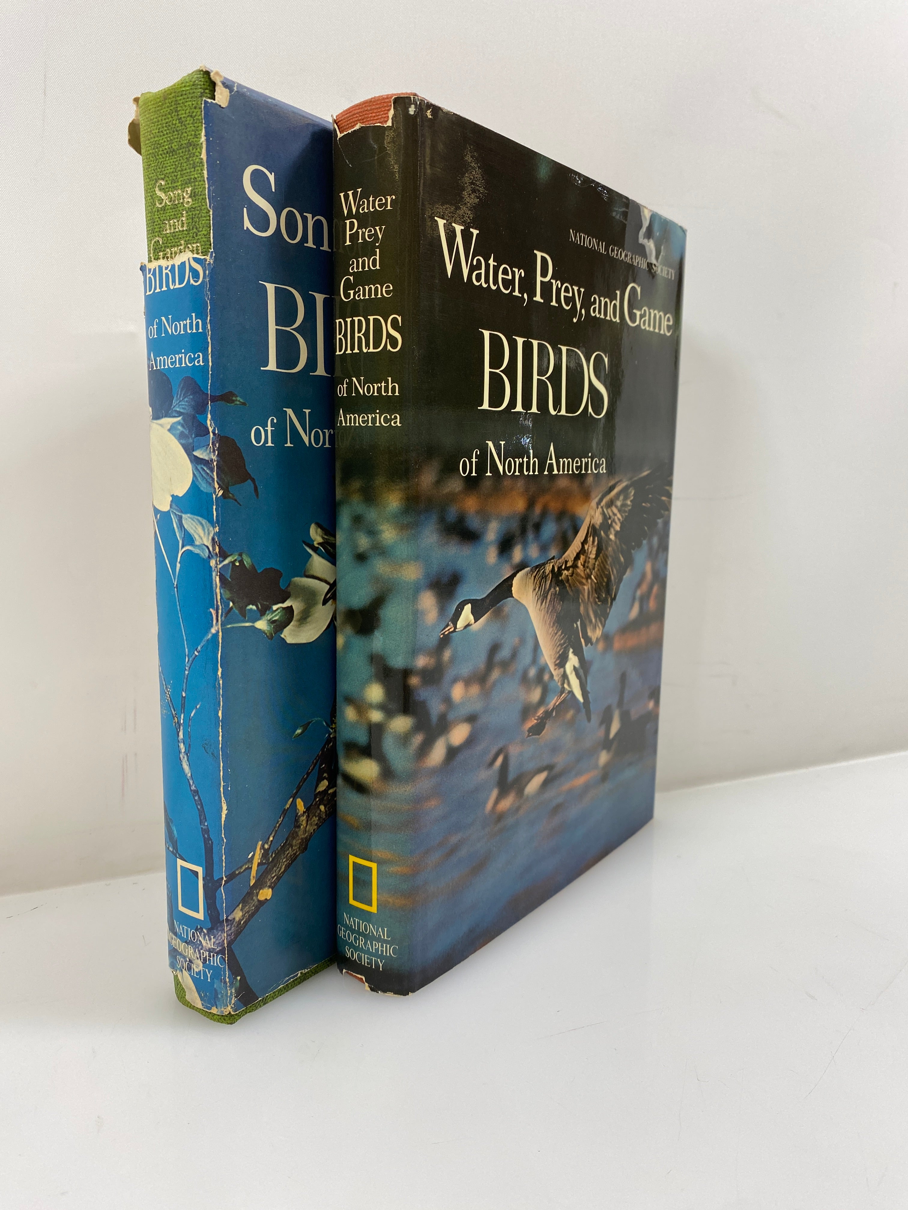 2 Vol Set: Birds of North America Nat Geographic Society w Slipcase 1973-75 HCDJ