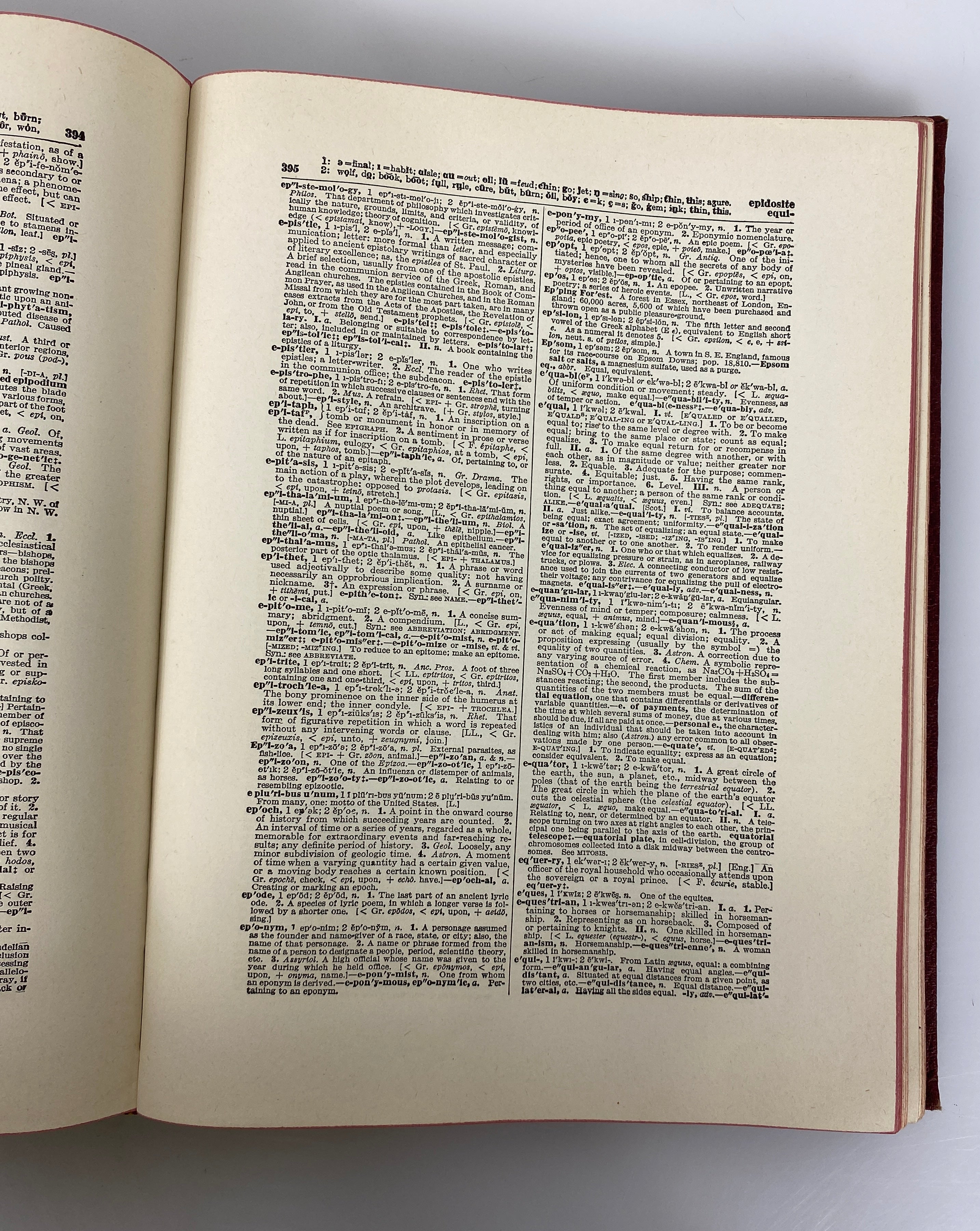 2 Vol Set: Funk & Wagnalls Practical Standard Dictionary 1945 HC