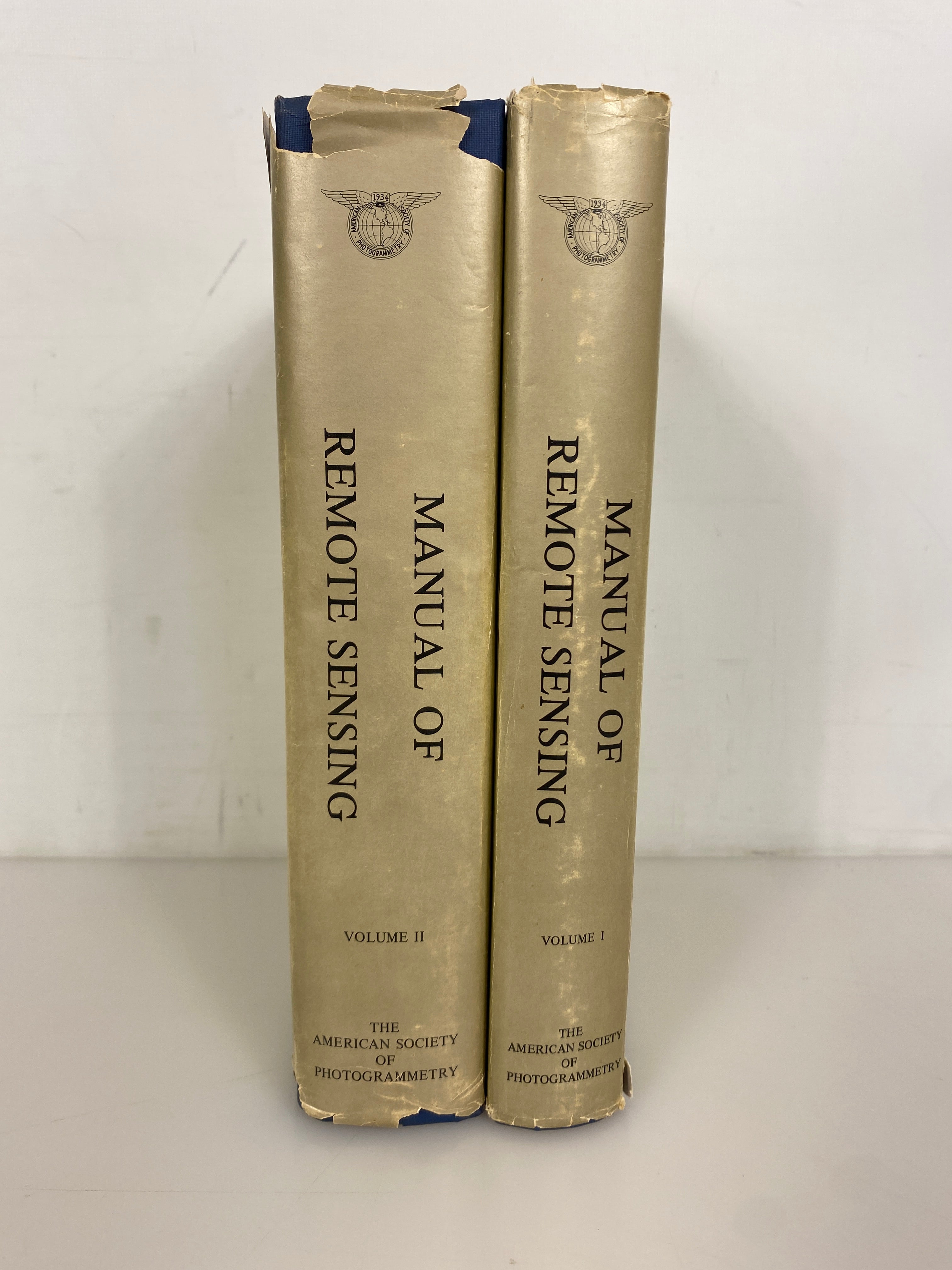 2 Vol Set: Manual of Remote Sensing Soc of Photogrammetry 1975 1st Edition HCDJ