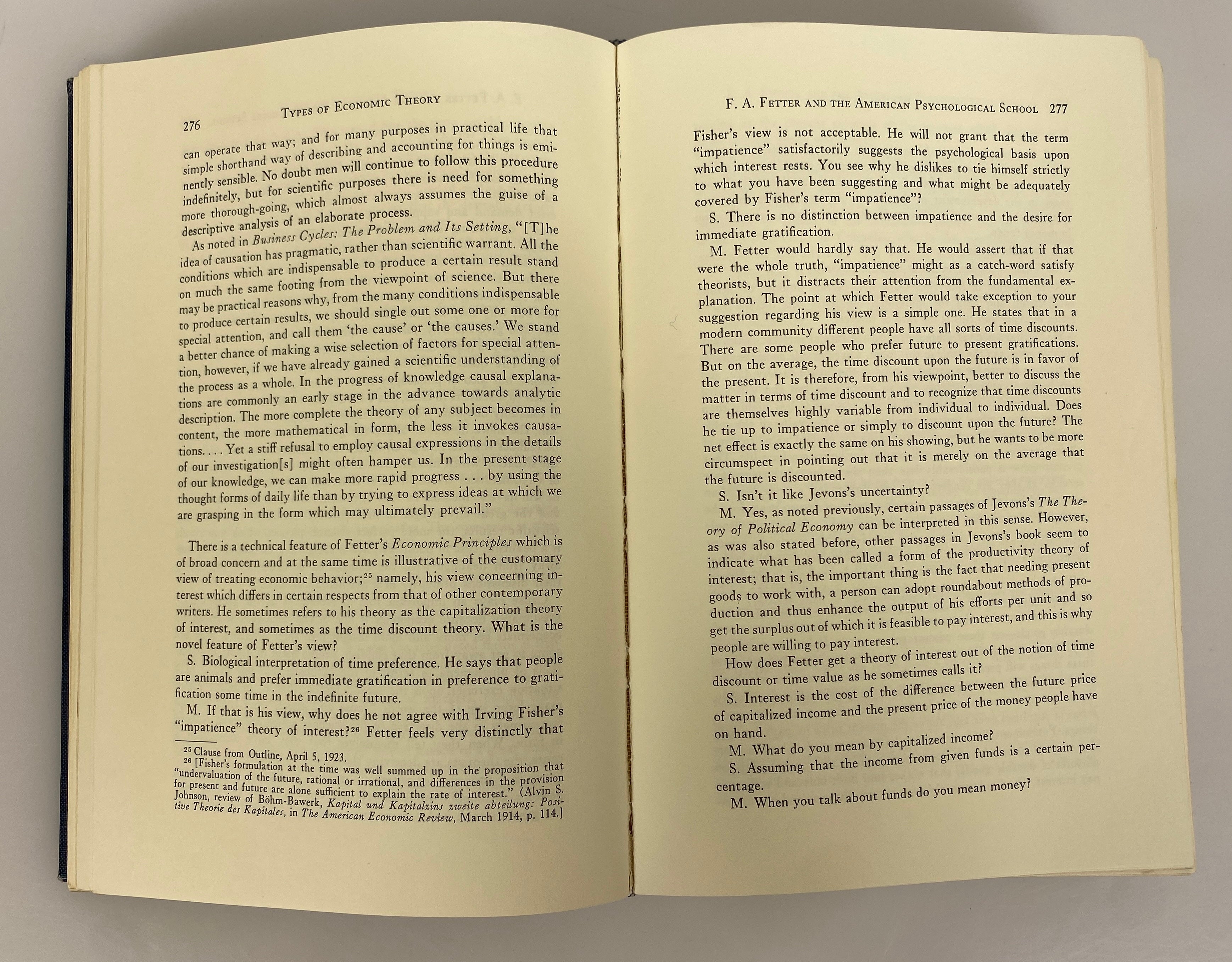 2 Vol Set: Types of Economic Theory by Wesley Mitchell 1967-69 Ex-Library HC