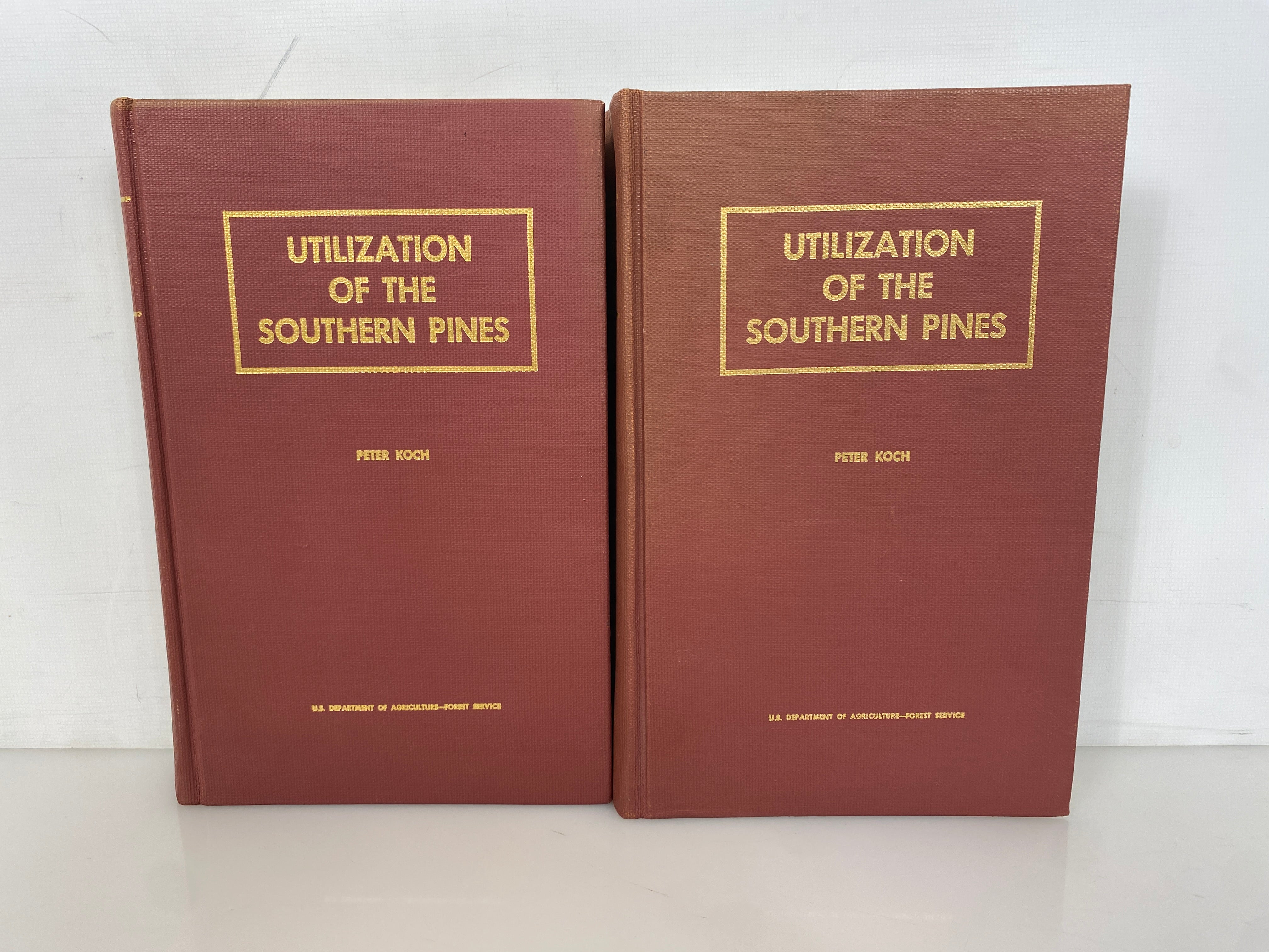 2 Vol Set: Utilization of the Southern Pines by Peter Koch 1972 USDA HC