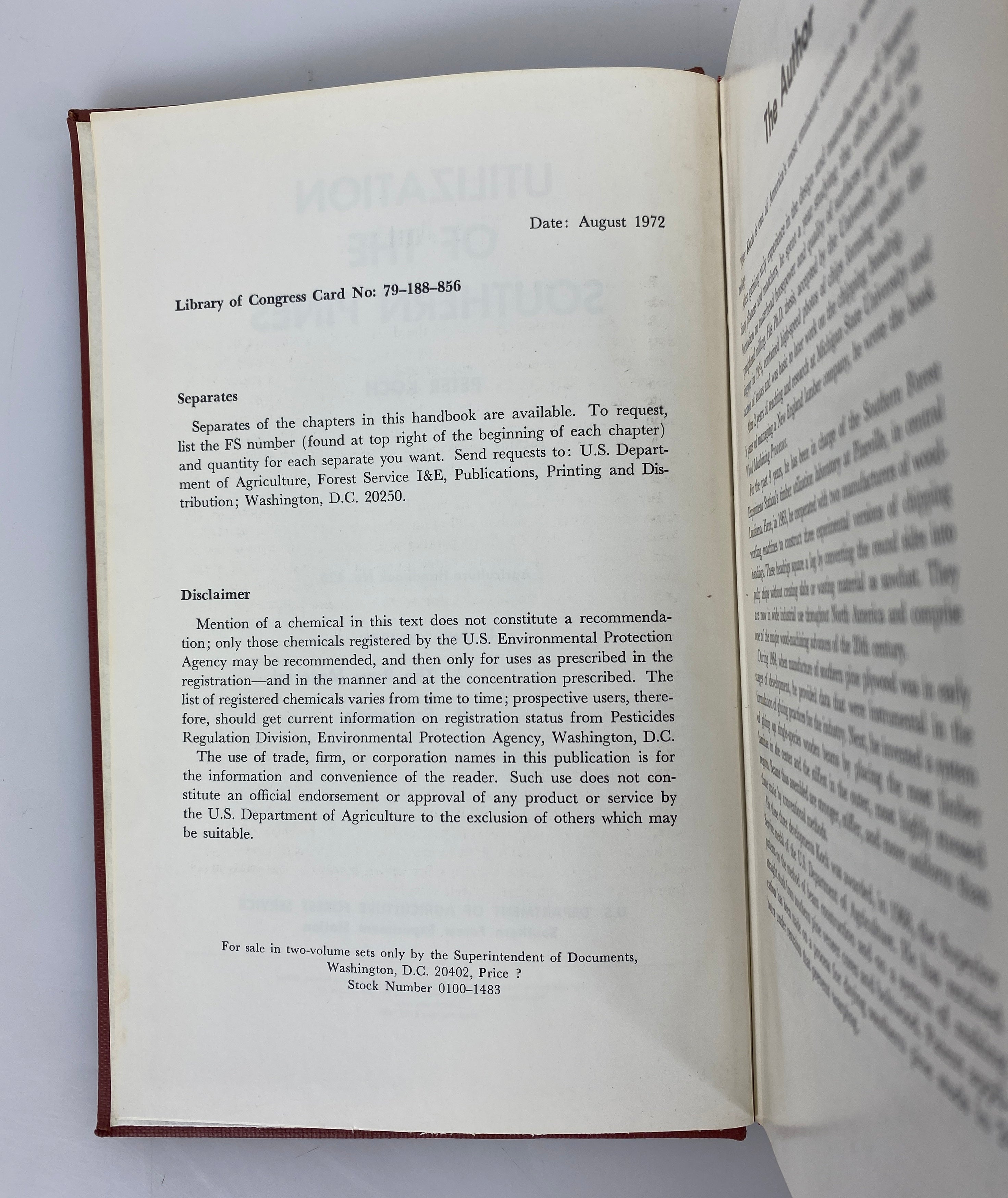 2 Vol Set: Utilization of the Southern Pines by Peter Koch 1972 USDA HC