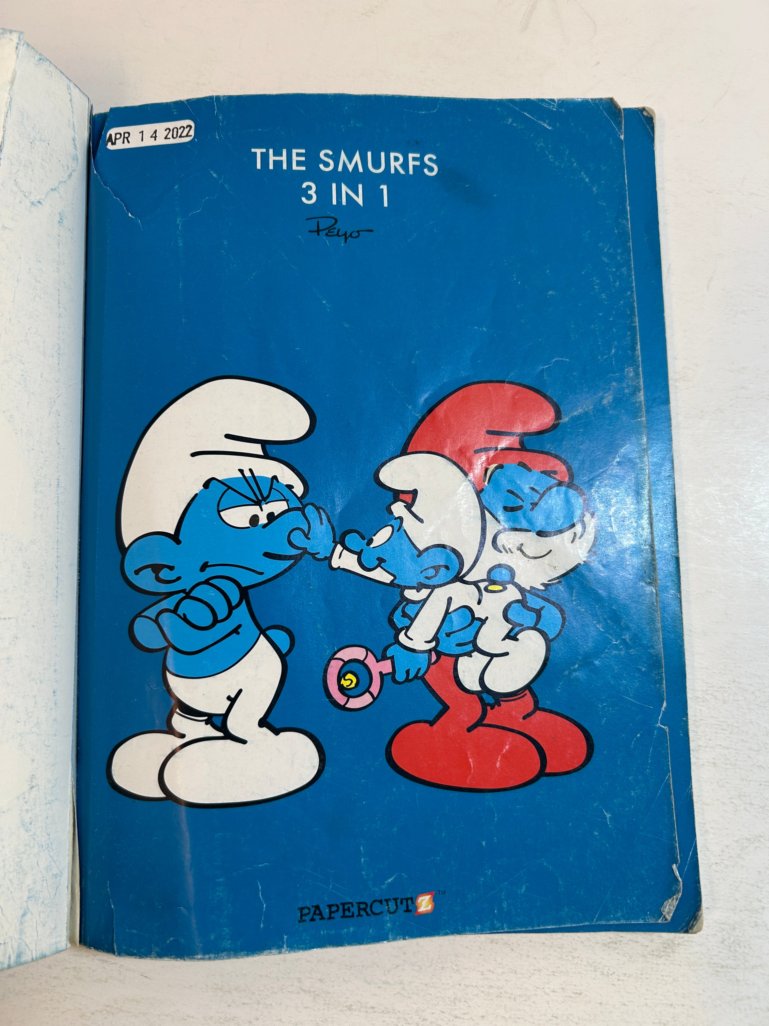 2 Vol Smurfs Graphic Novels:S & the Egg/3in1 S Soup/The Baby S/Smurflings Ex-Lib