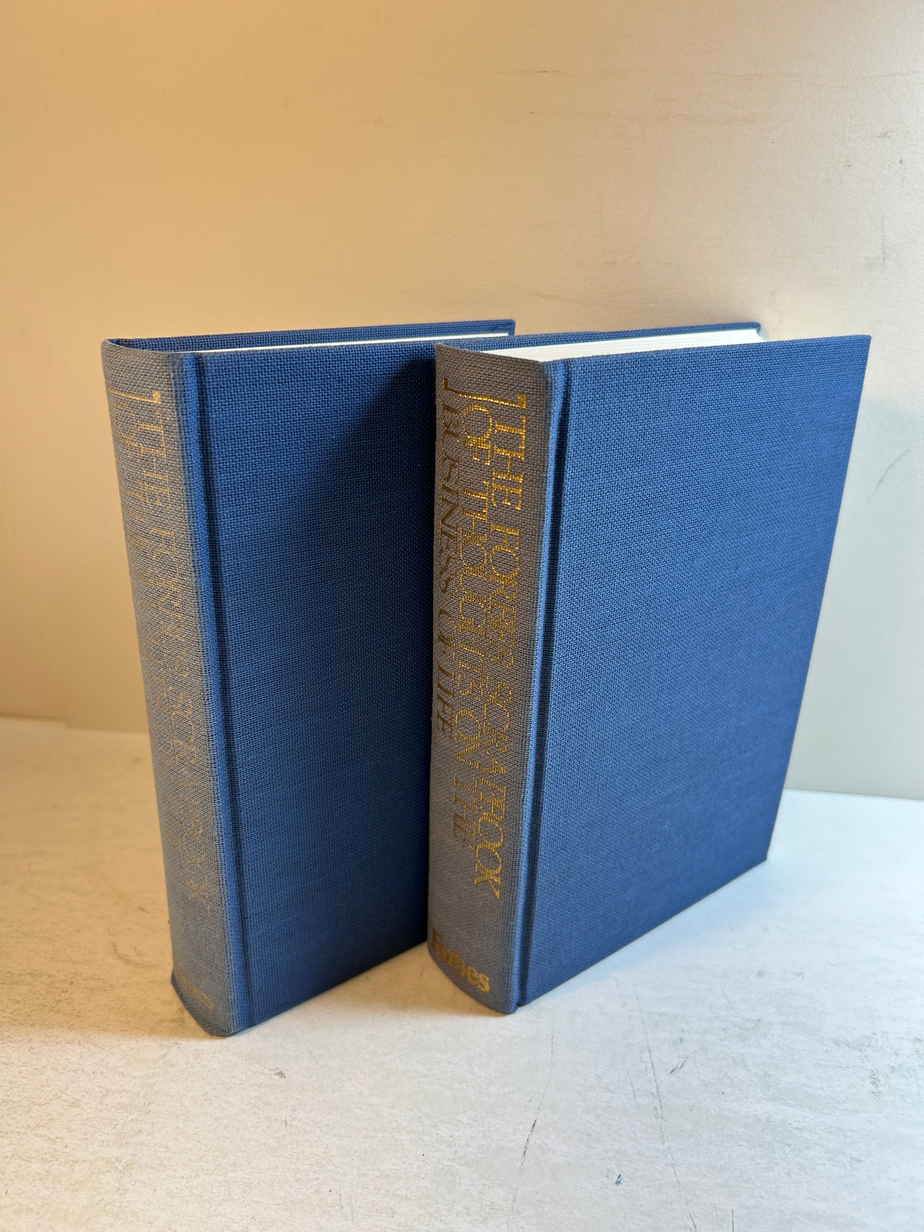 2 Vol The Forbes Scrapbook of Thoughts on the Business of Life in Slipcase HC
