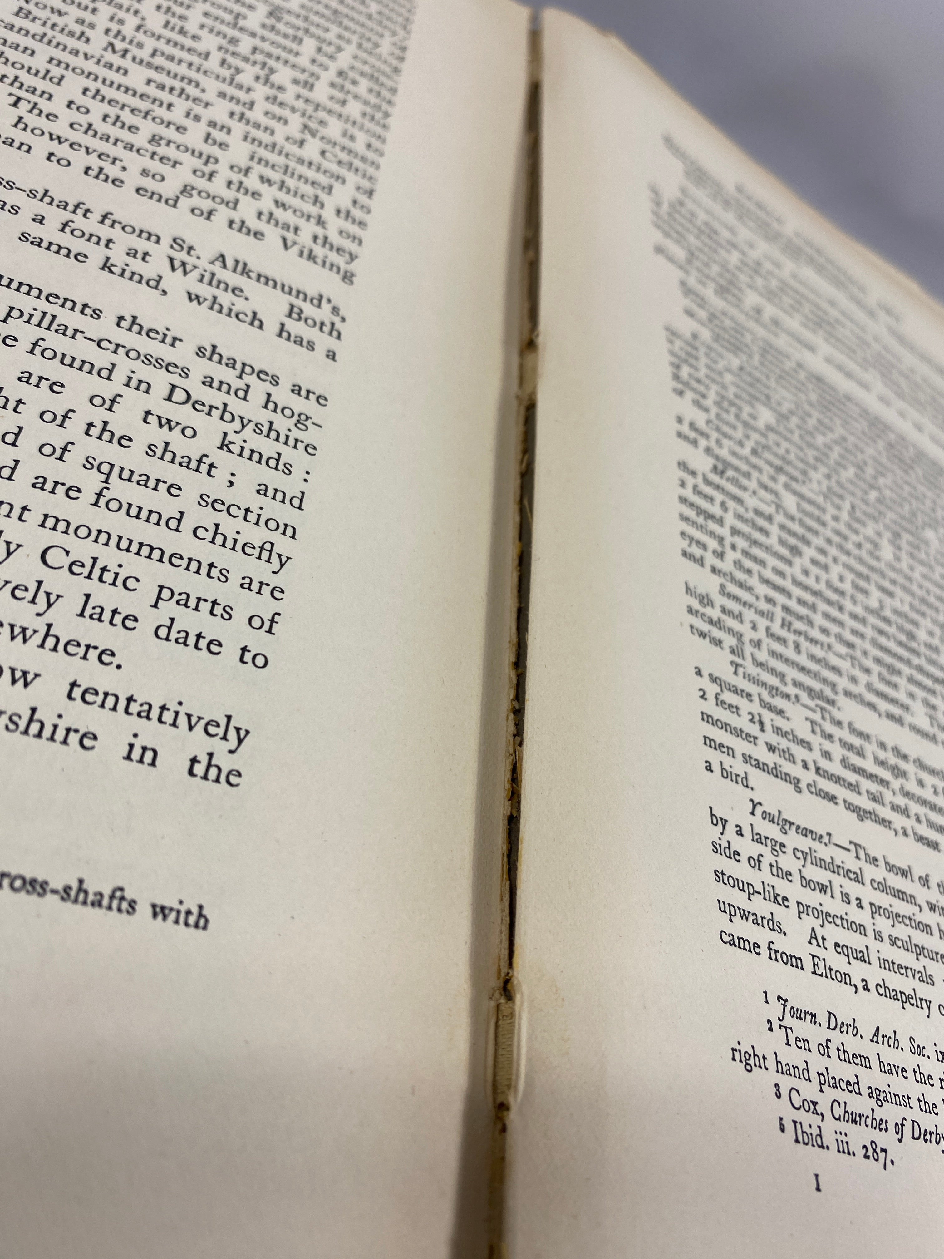 2 Vol. Set: History of the County of Derby 1905-07 Ex-Library HC