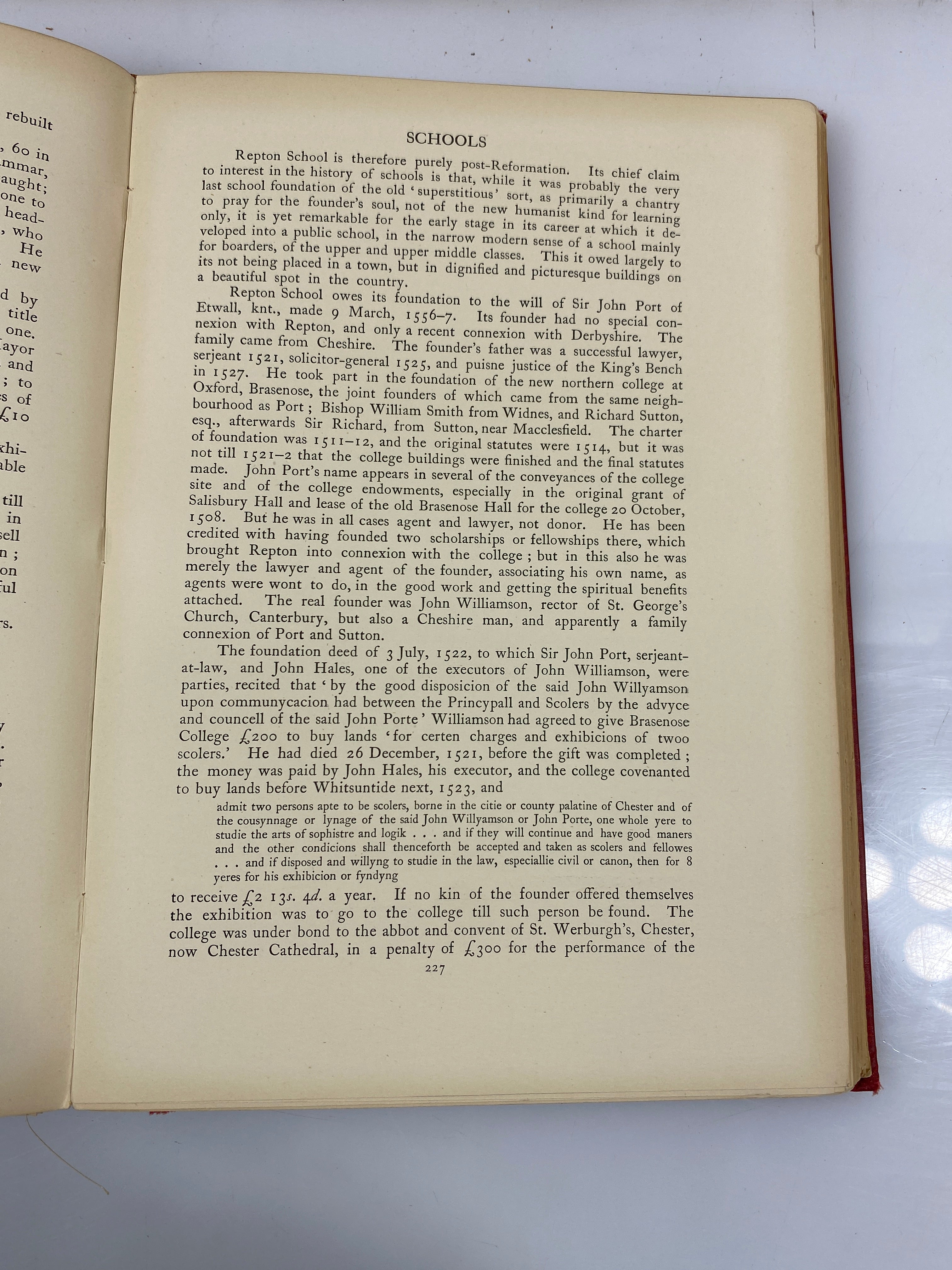 2 Vol. Set: History of the County of Derby 1905-07 Ex-Library HC