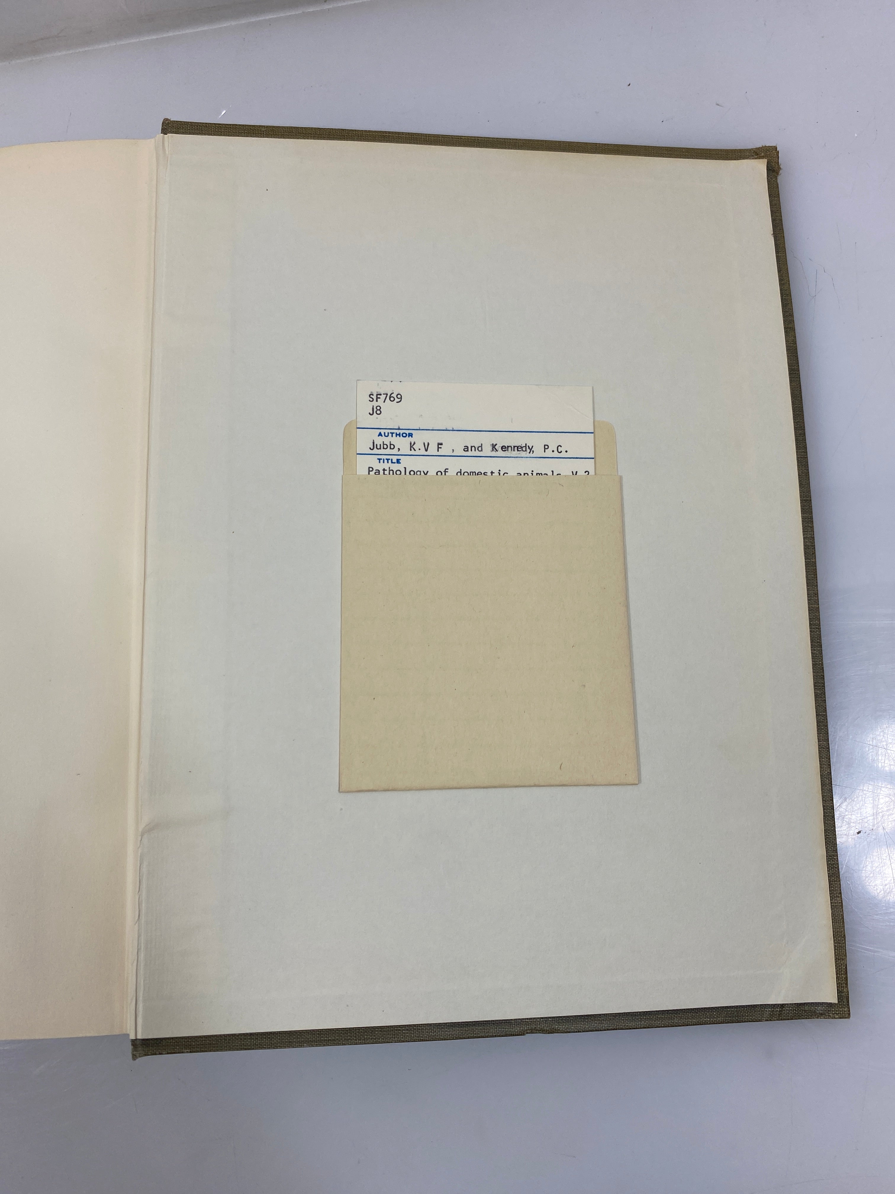 2 Vol. Set: Pathology of Domestic Animals by Jubb/Kennedy 1-2 Ex-libra 1965 HC