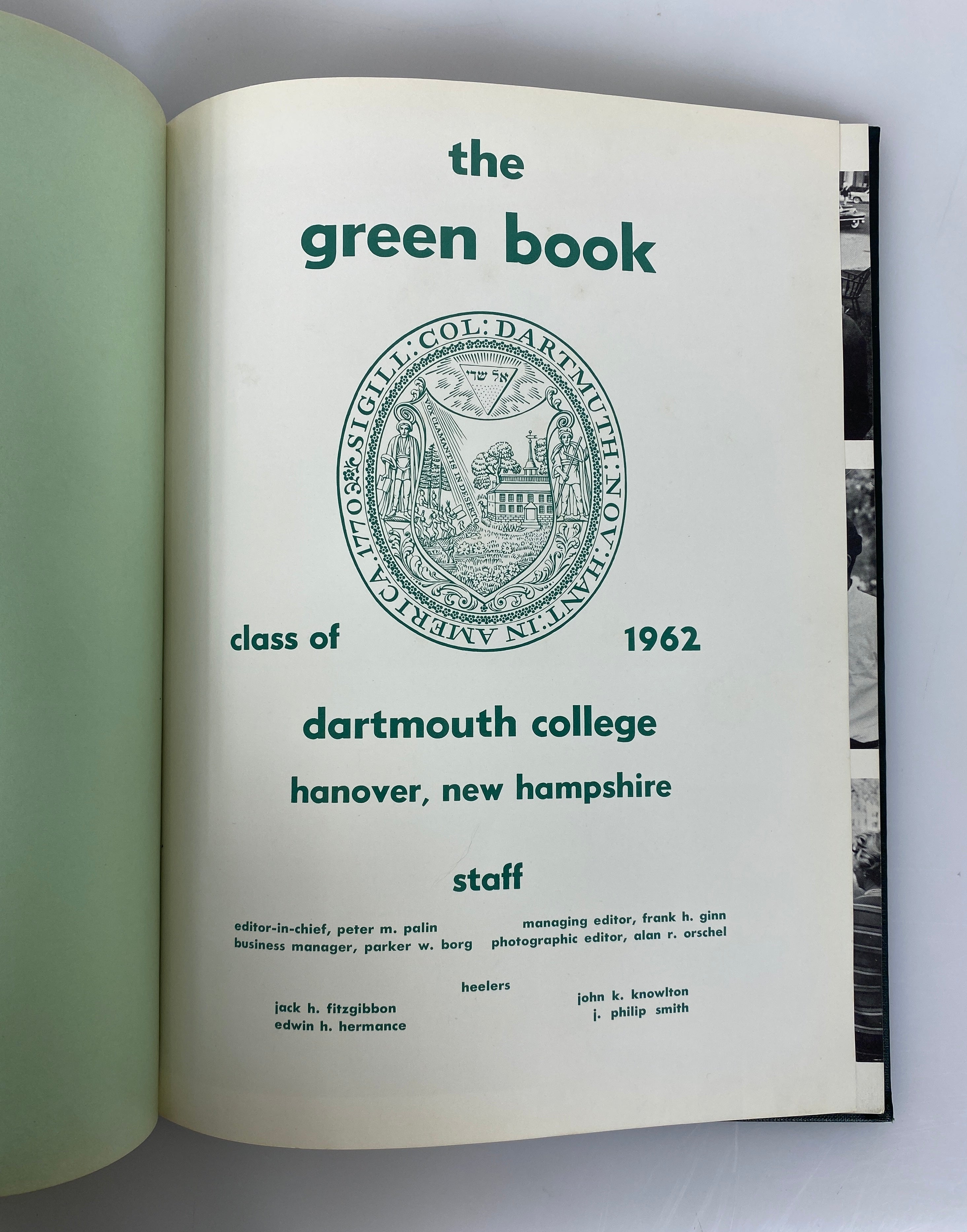 2 Vols: 1962 Dartmouth College Yearbook/25th Class Reunion Yearbook HC