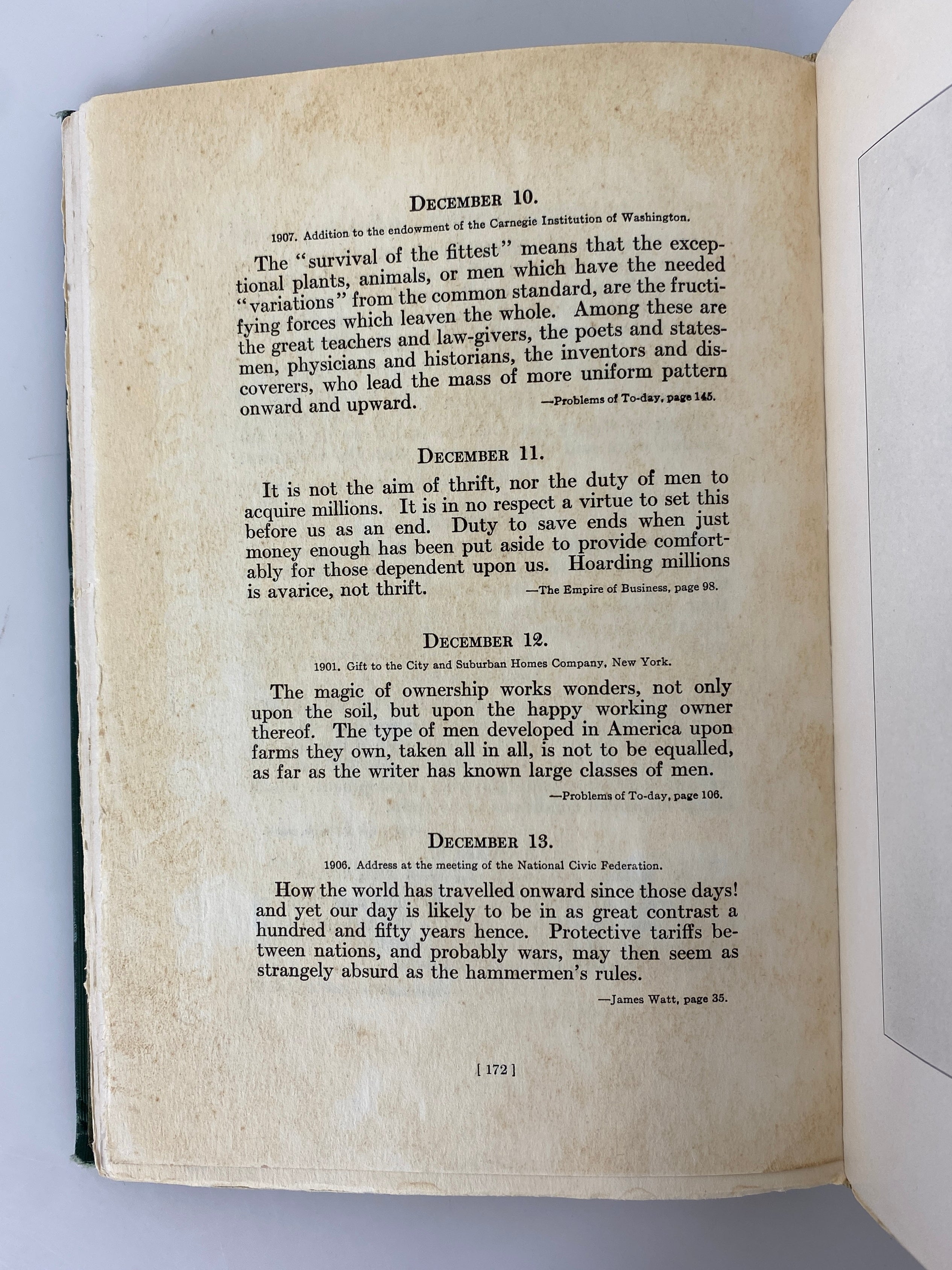 2 Vols: A Carnegie Anthology (1915,limited)/Andrew Carnegie (1970) Ex-Library