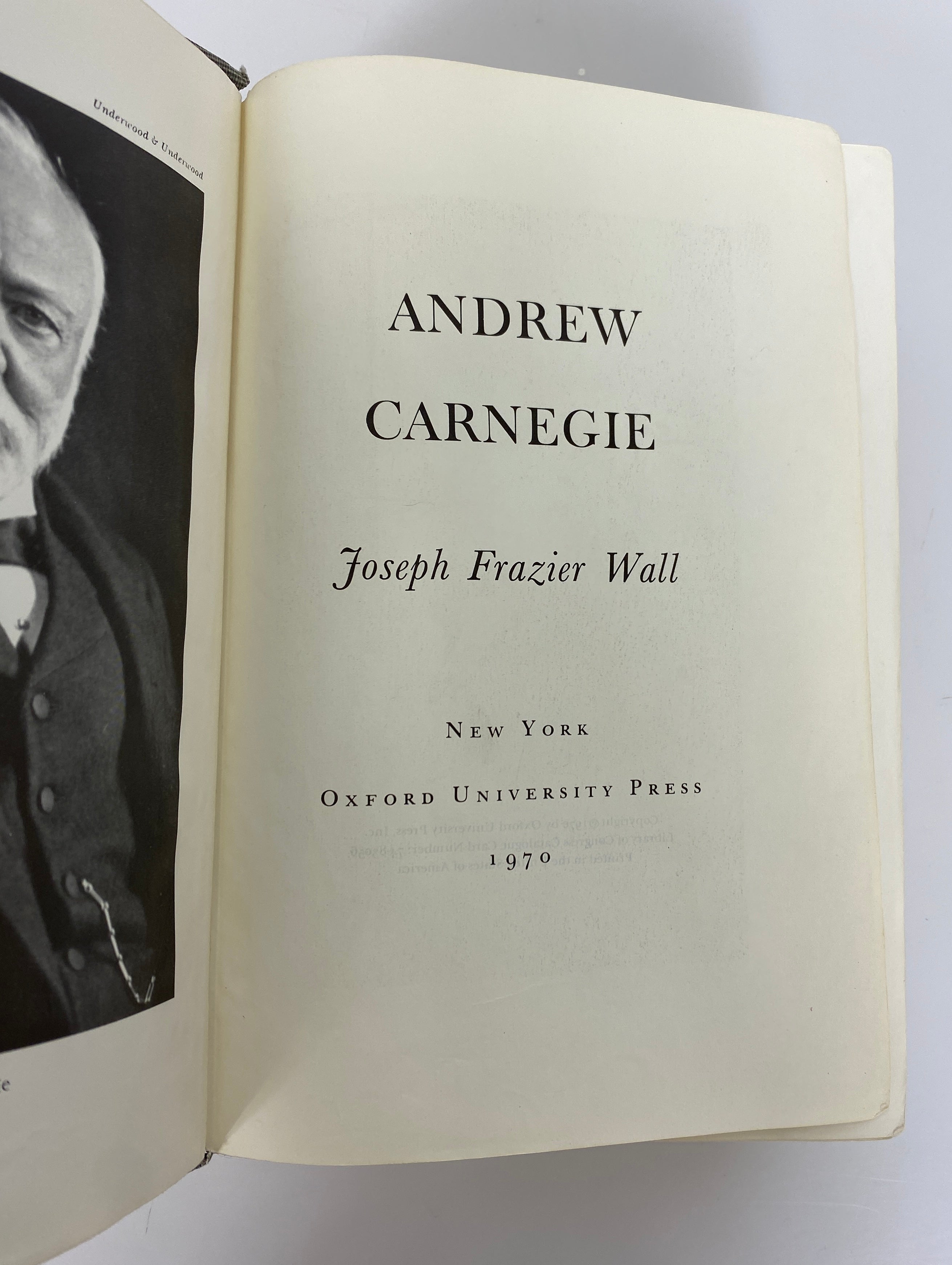 2 Vols: A Carnegie Anthology (1915,limited)/Andrew Carnegie (1970) Ex-Library