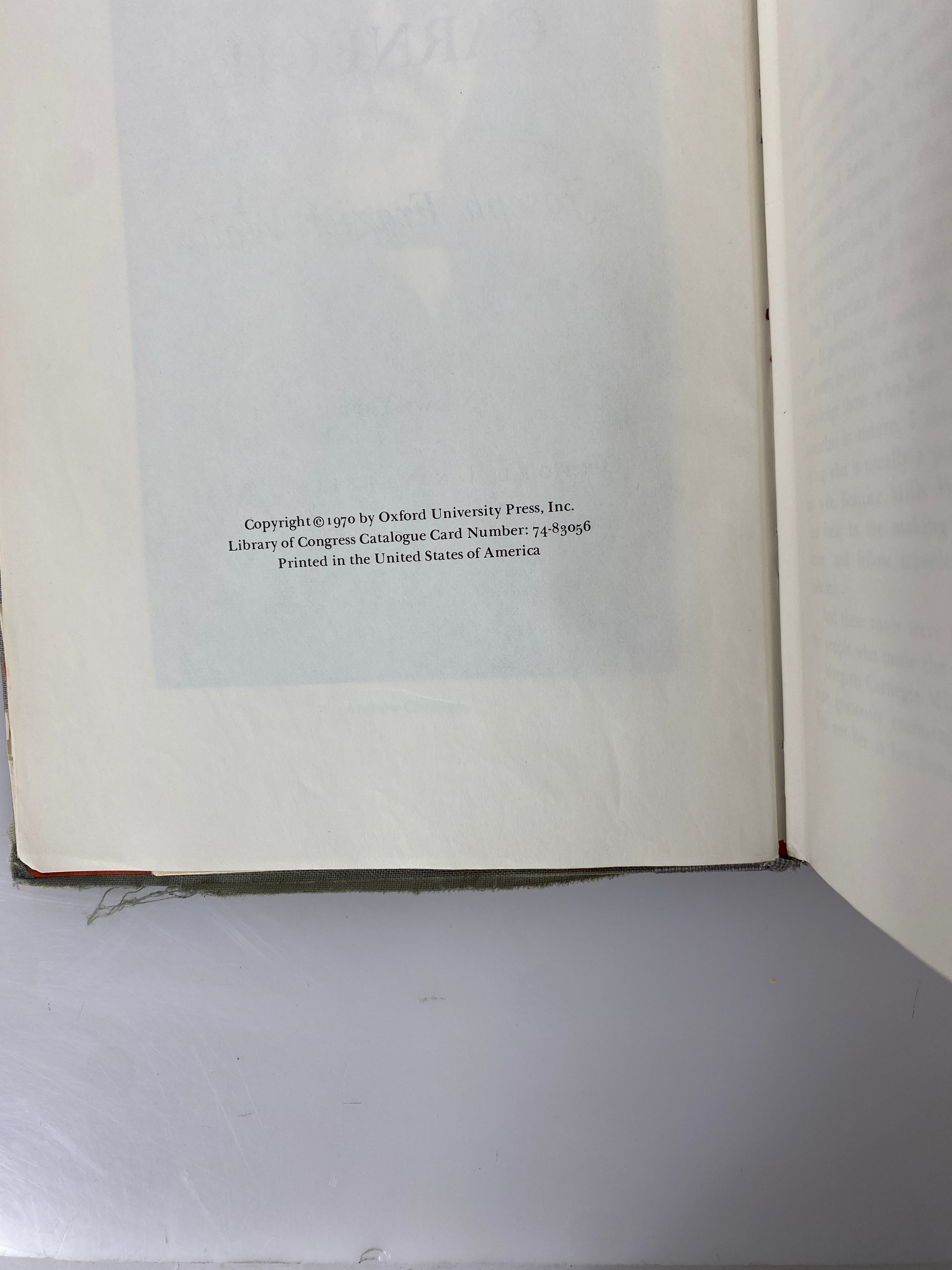 2 Vols: A Carnegie Anthology (1915,limited)/Andrew Carnegie (1970) Ex-Library