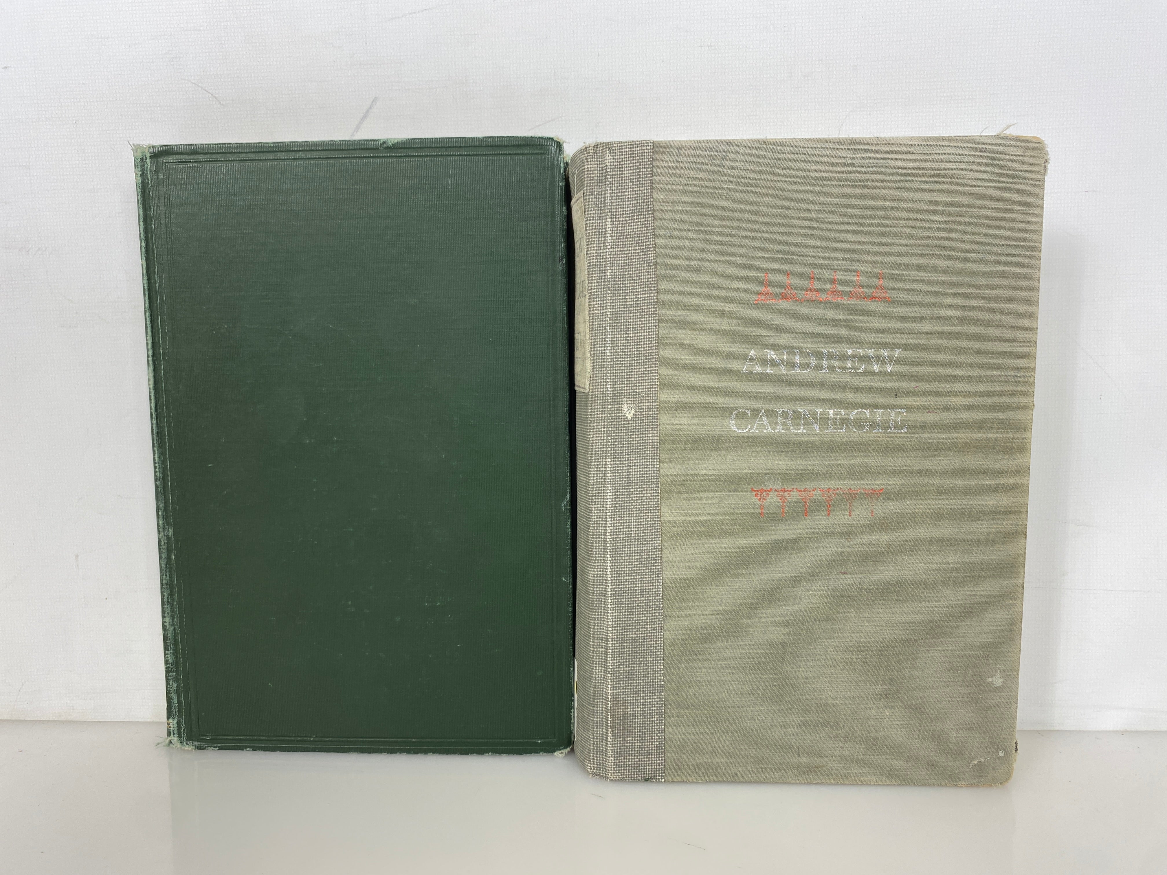 2 Vols: A Carnegie Anthology (1915,limited)/Andrew Carnegie (1970) Ex-Library