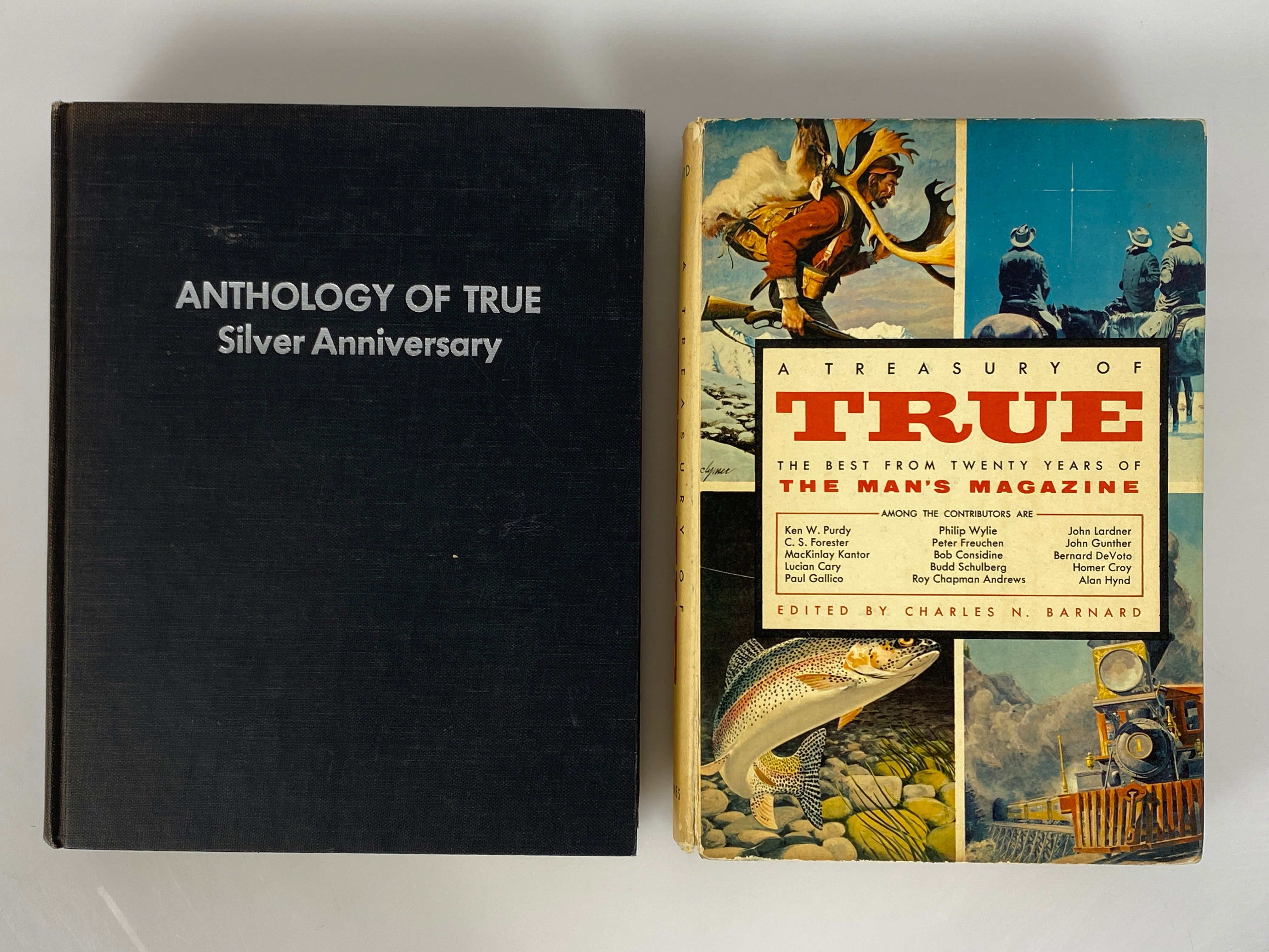 2 Vols: A Treasury of True/Anthology of True Silver Anniversary 1956-62 HC