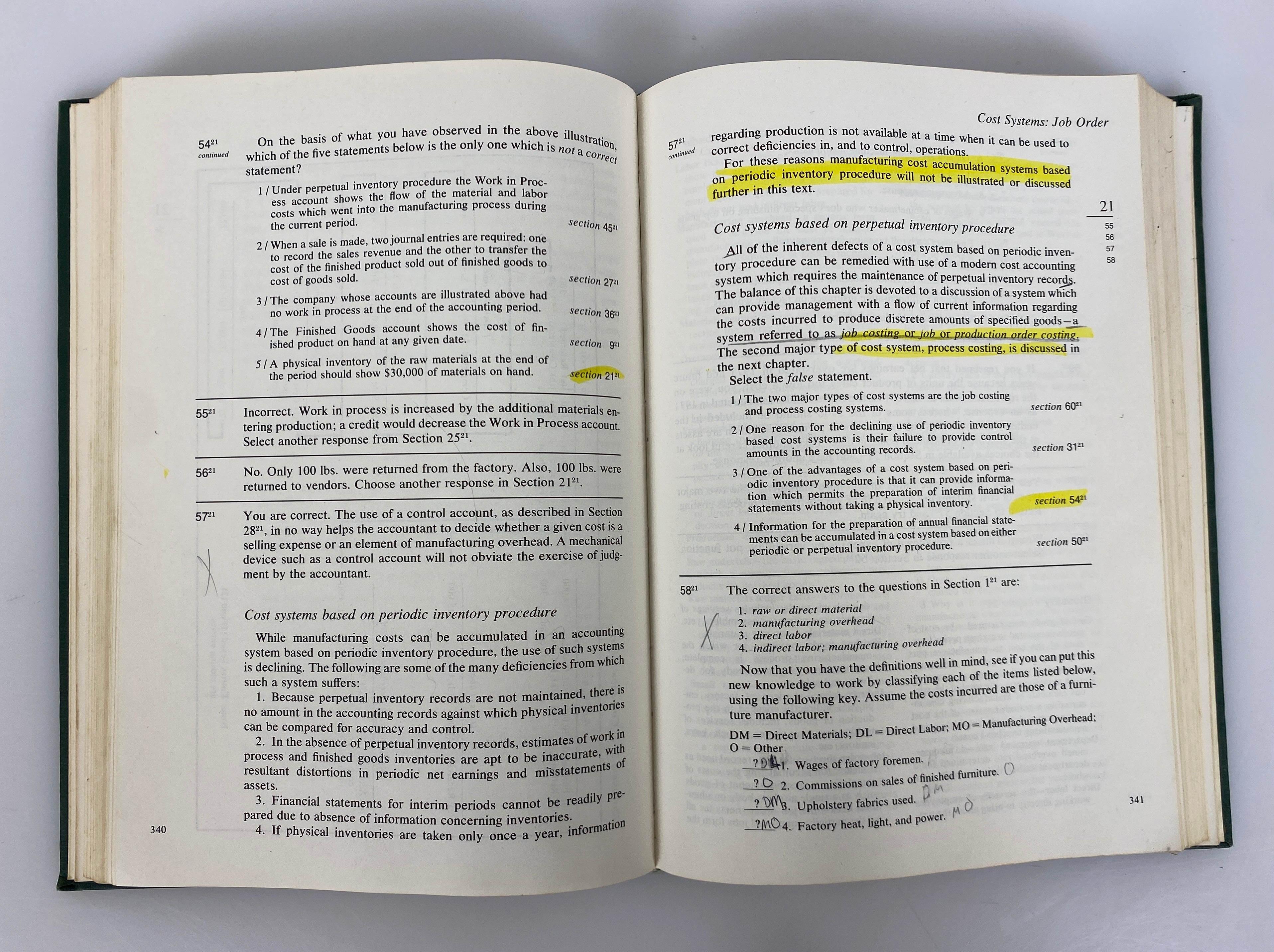 2 Vols: Accounting A Programmed Text 1 & 2 by Edwards 1972-73 Vintage HC
