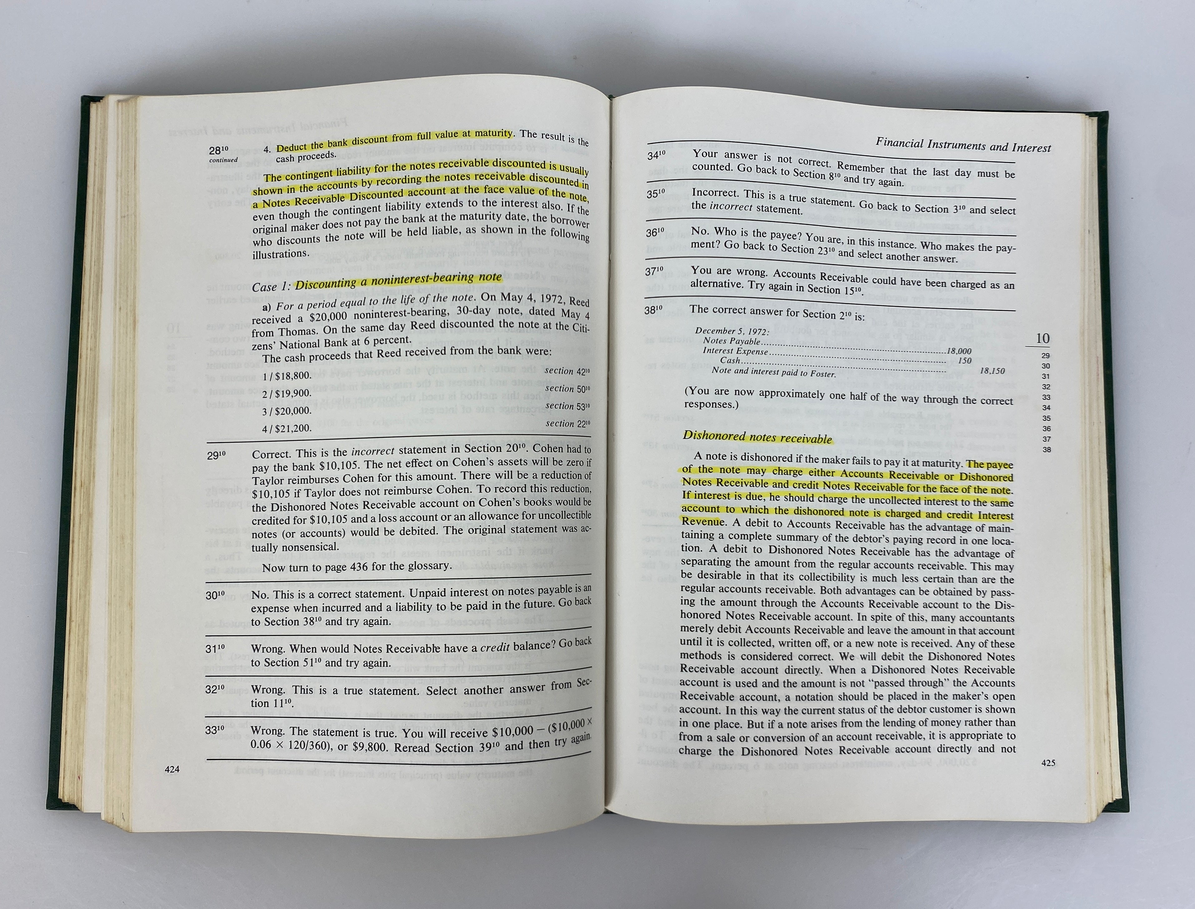 2 Vols: Accounting A Programmed Text 1 & 2 by Edwards 1972-73 Vintage HC