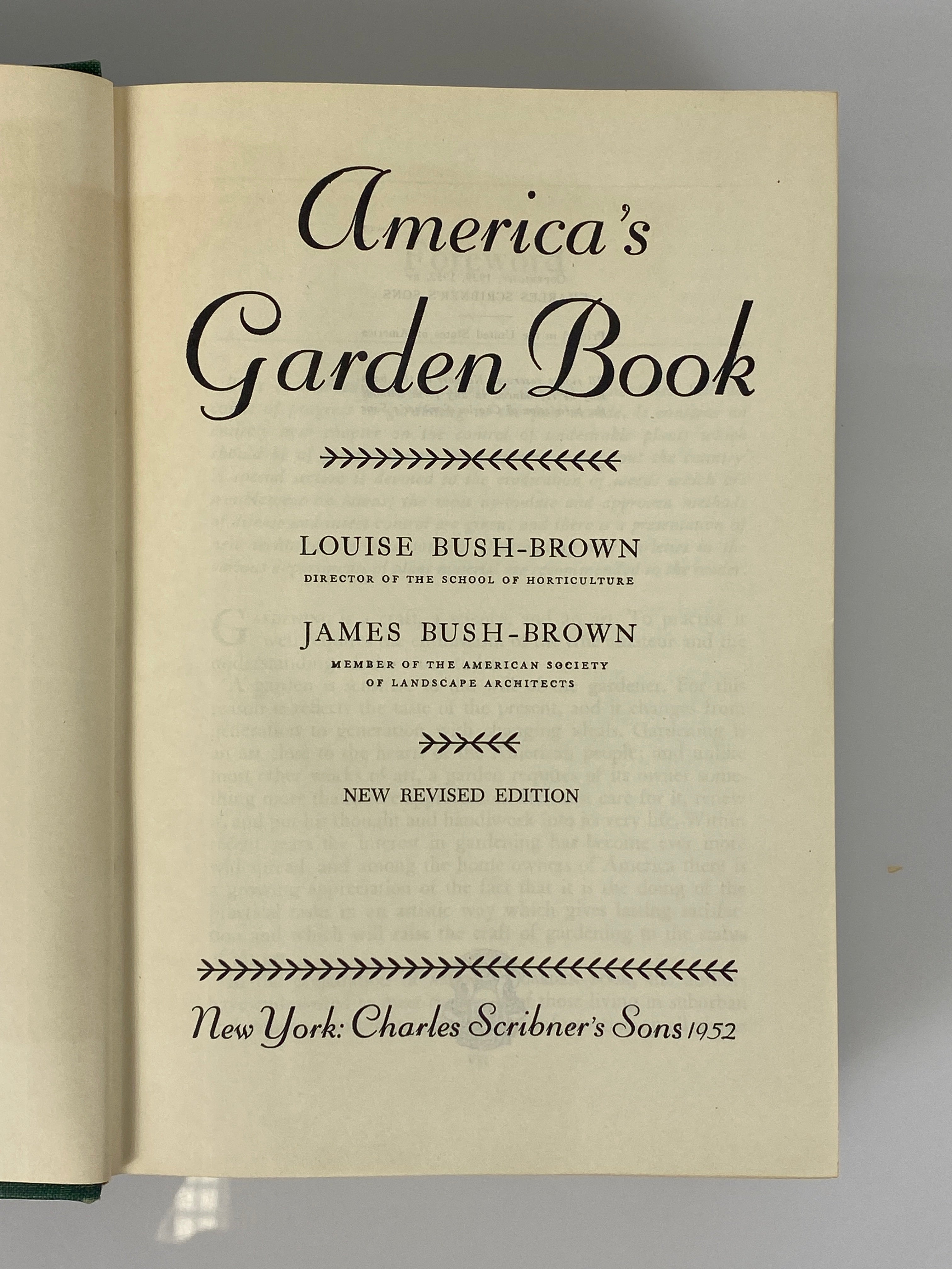 2 Vols: America's Garden Book/Great Gardens of America 1952-69 HC DJ
