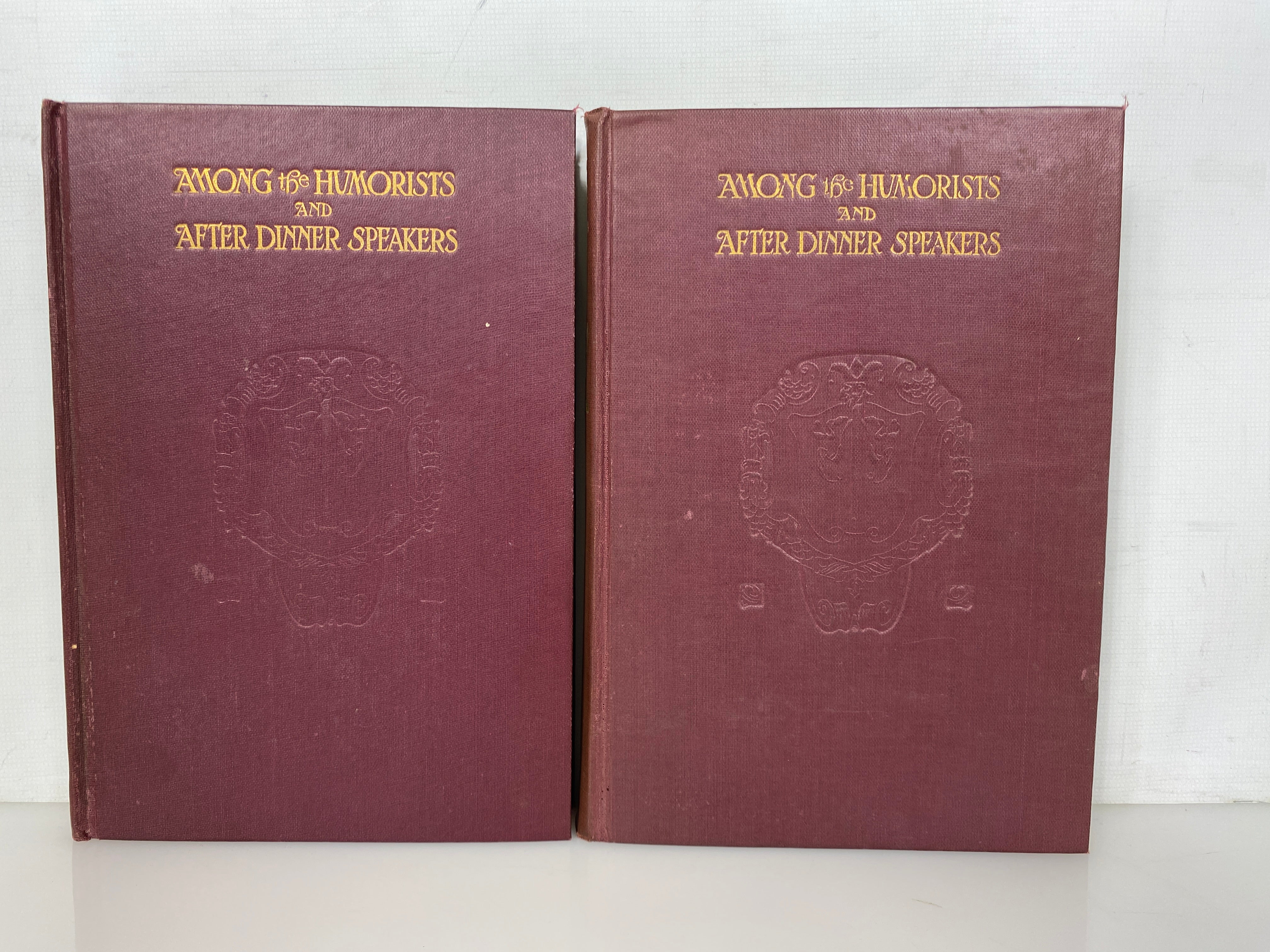 2 Vols: Among the Humorists & After Dinner Speakers (II & III) 1909 Antique HC