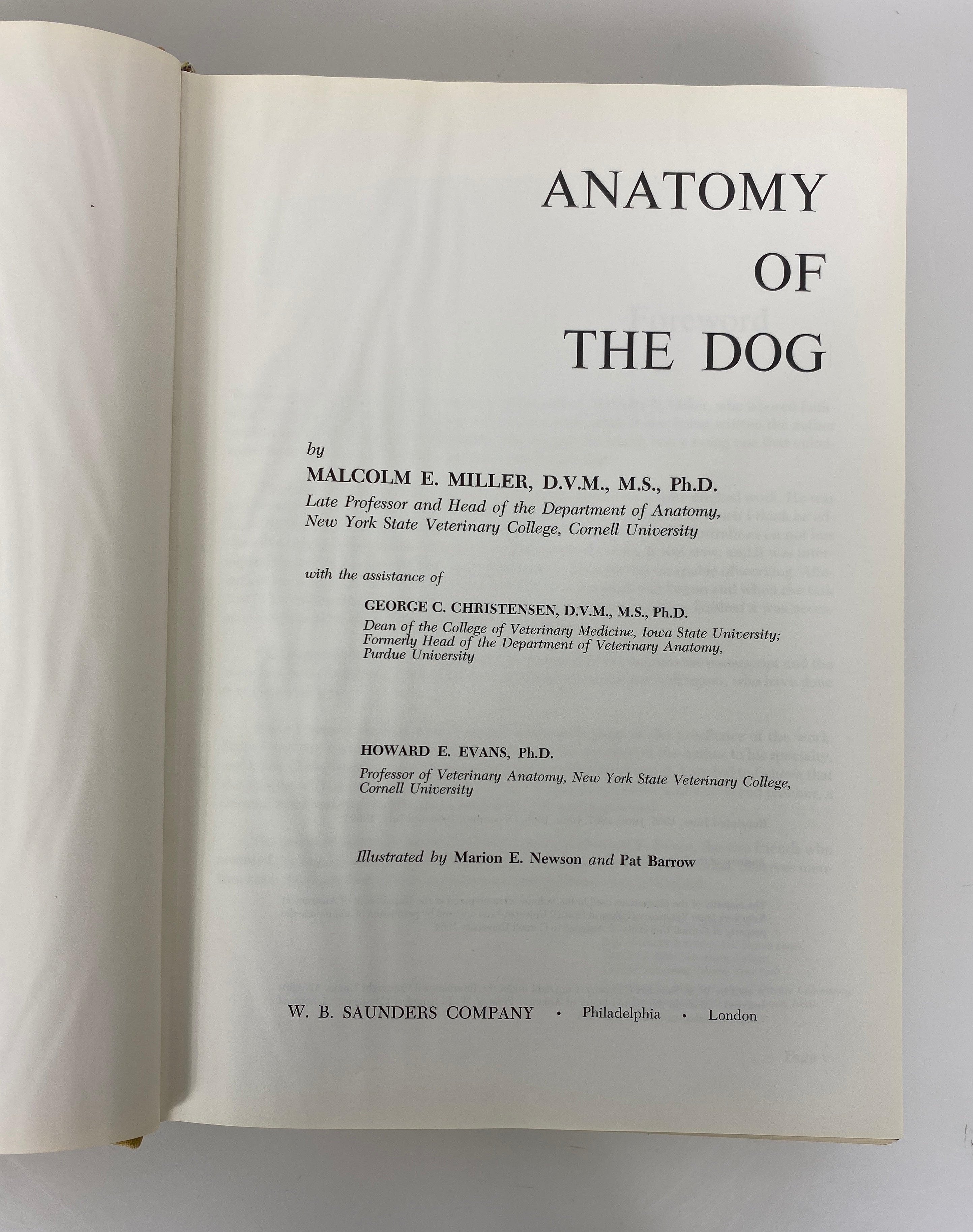 2 Vols: An Atlas of Canine Surgery/Anatomy of the Dog 1967-69 HC