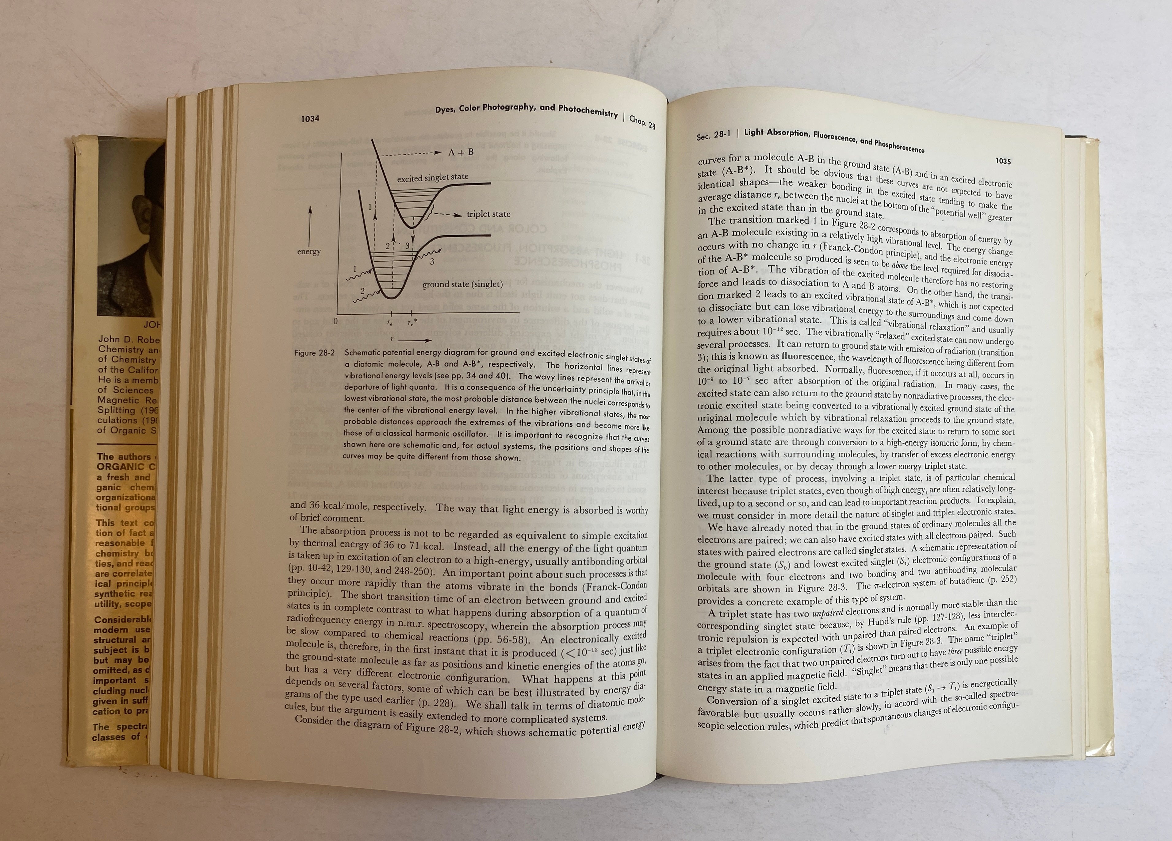 2 Vols: Basic Principles of Organic Chemistry/Polymer Chemistry 1965-67 HC