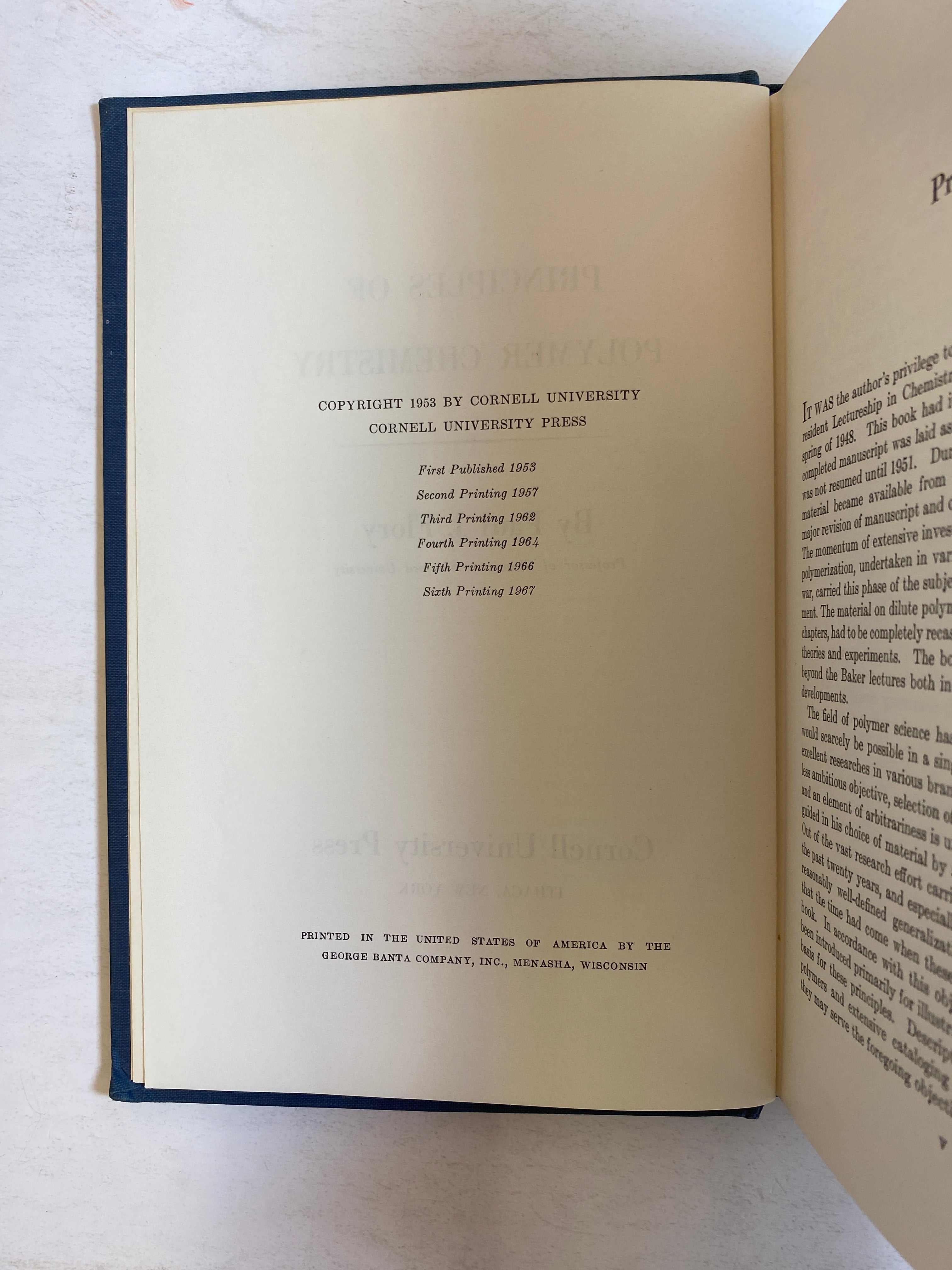 2 Vols: Basic Principles of Organic Chemistry/Polymer Chemistry 1965-67 HC