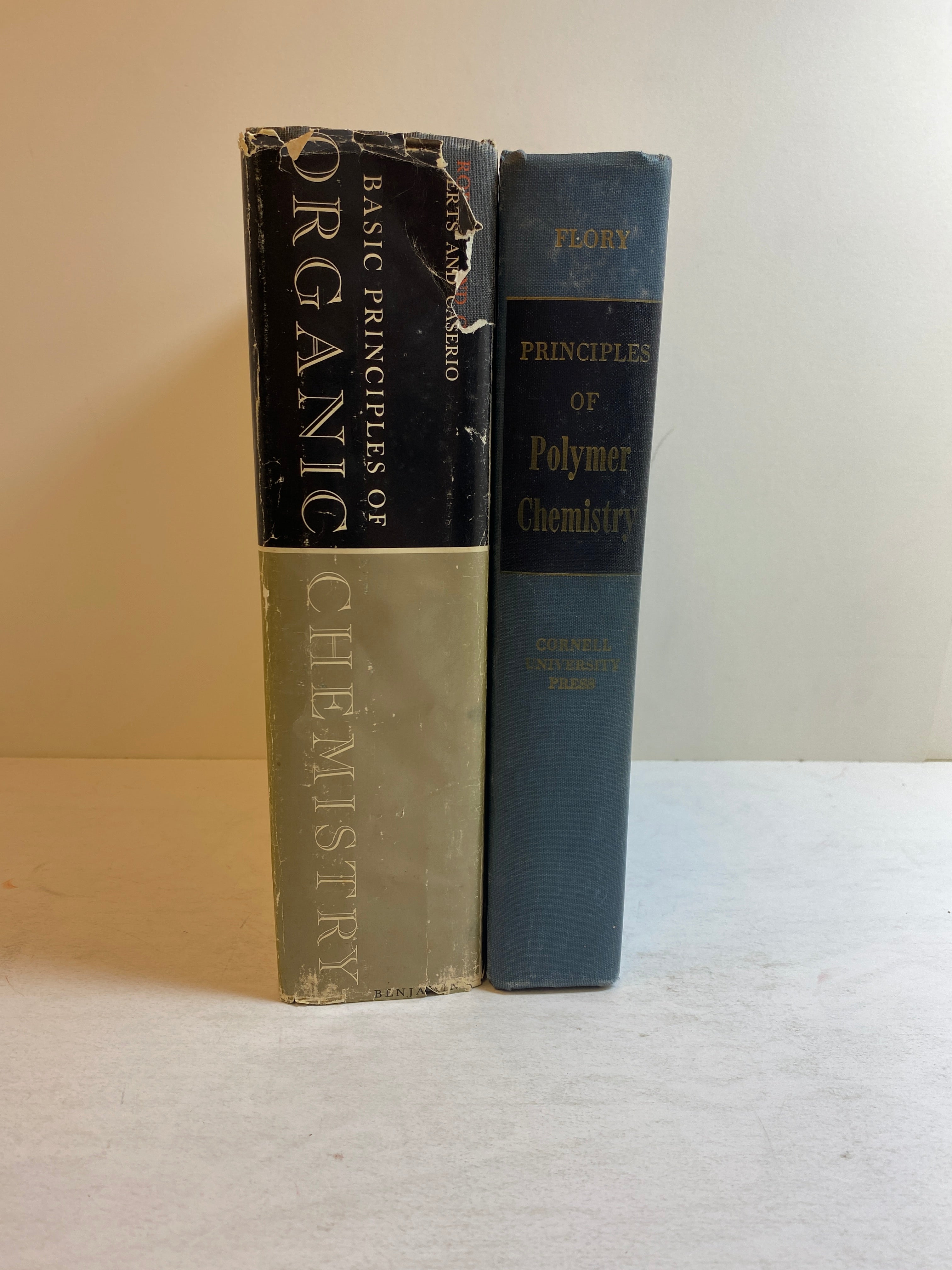2 Vols: Basic Principles of Organic Chemistry/Polymer Chemistry 1965-67 HC