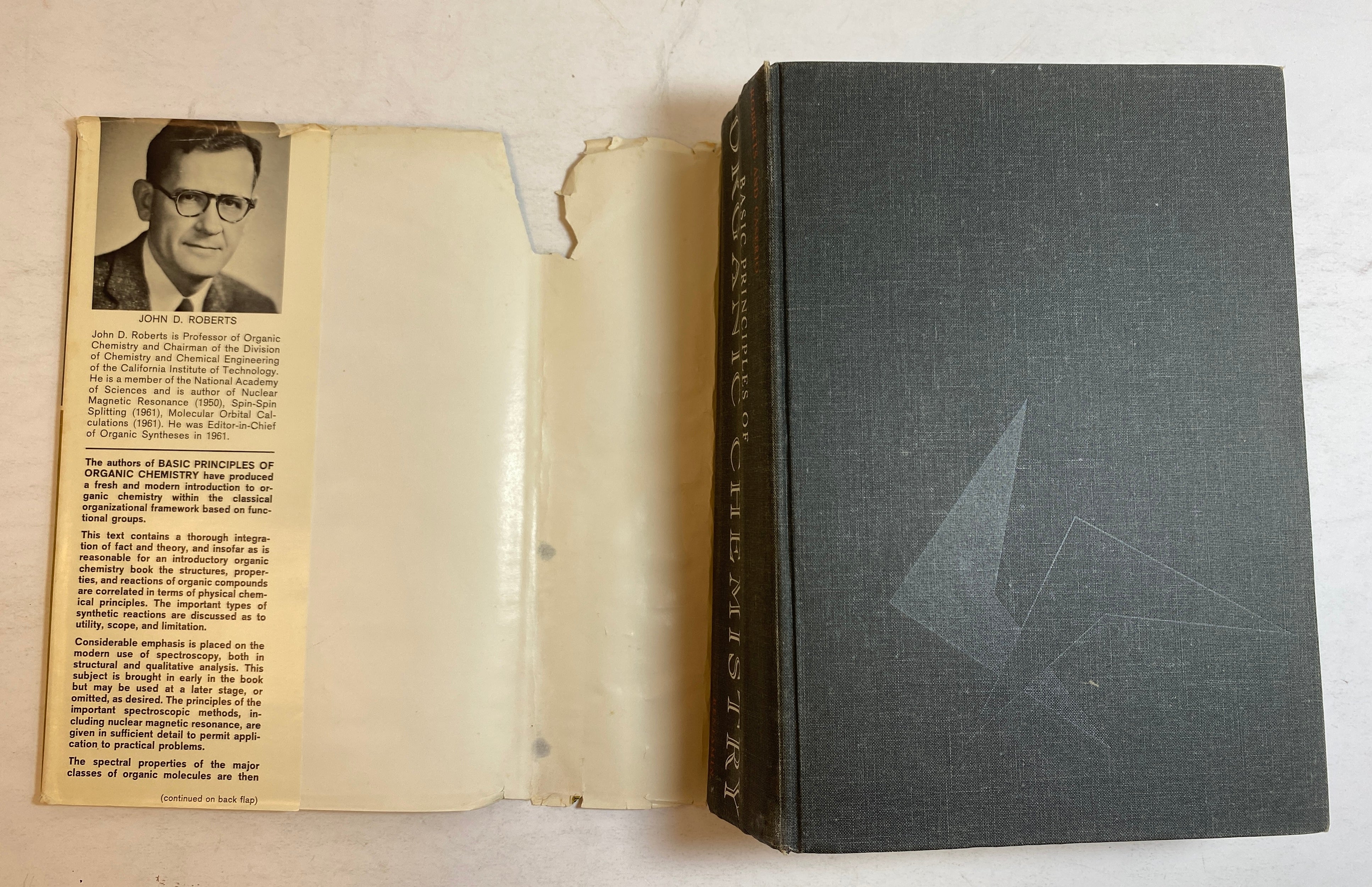 2 Vols: Basic Principles of Organic Chemistry/Polymer Chemistry 1965-67 HC