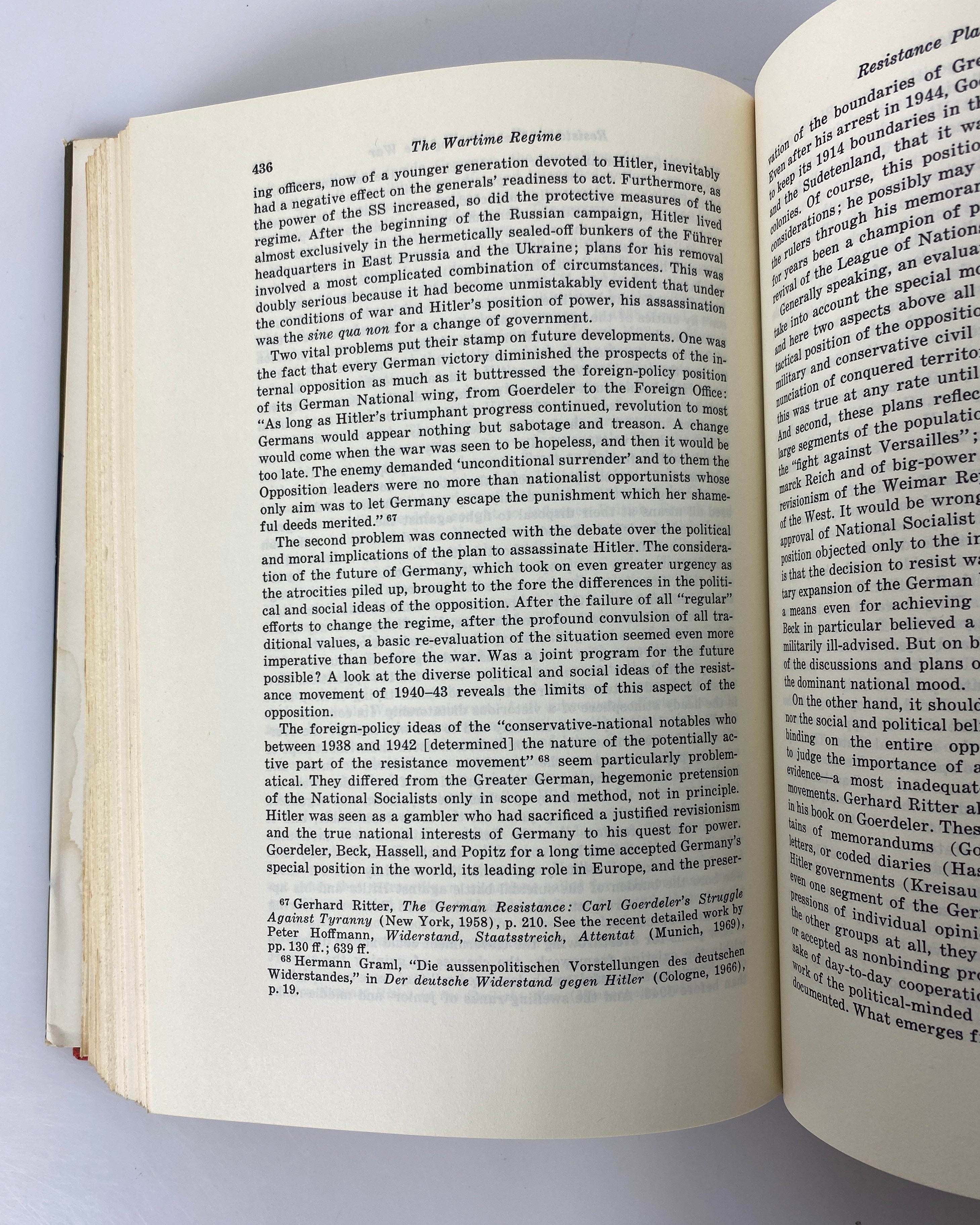 2 Vols: Blitzkrieg to Defeat (Ex-Library)/The German Dictatorship 1965-70 HCDJ