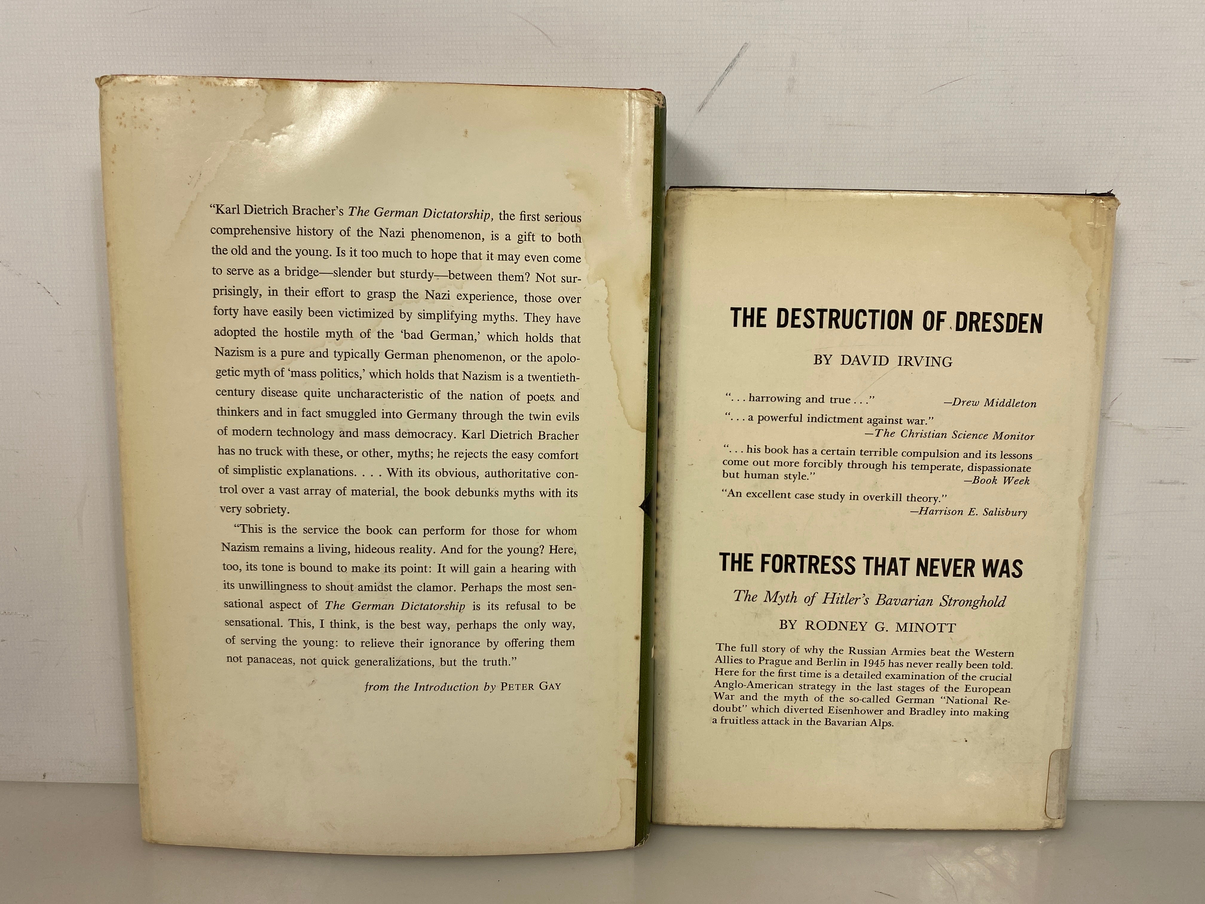 2 Vols: Blitzkrieg to Defeat (Ex-Library)/The German Dictatorship 1965-70 HCDJ