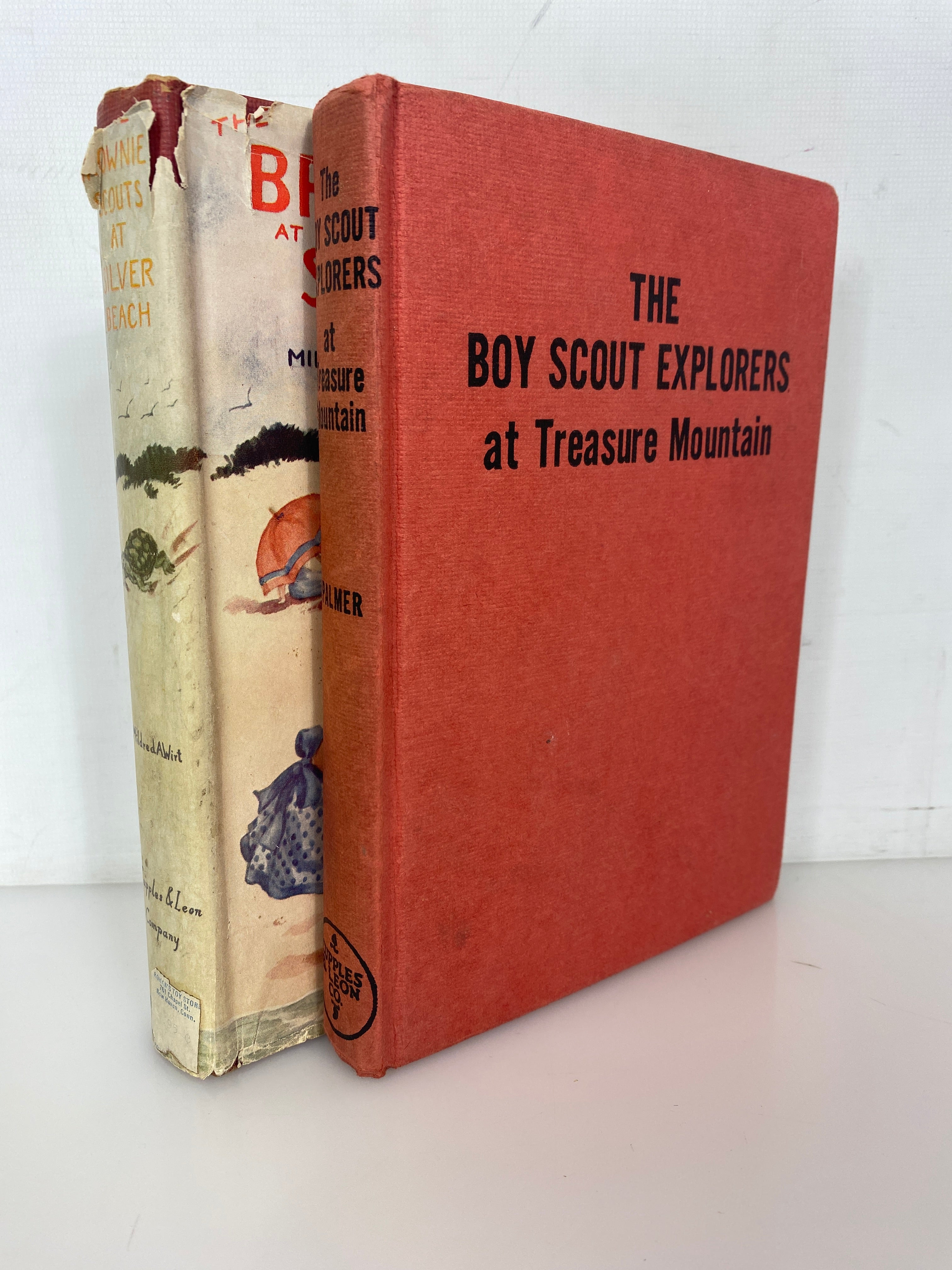 2 Vols: Boy Scout Explorers/The Brownie Scouts 1952-55 Vintage Adventure Stories