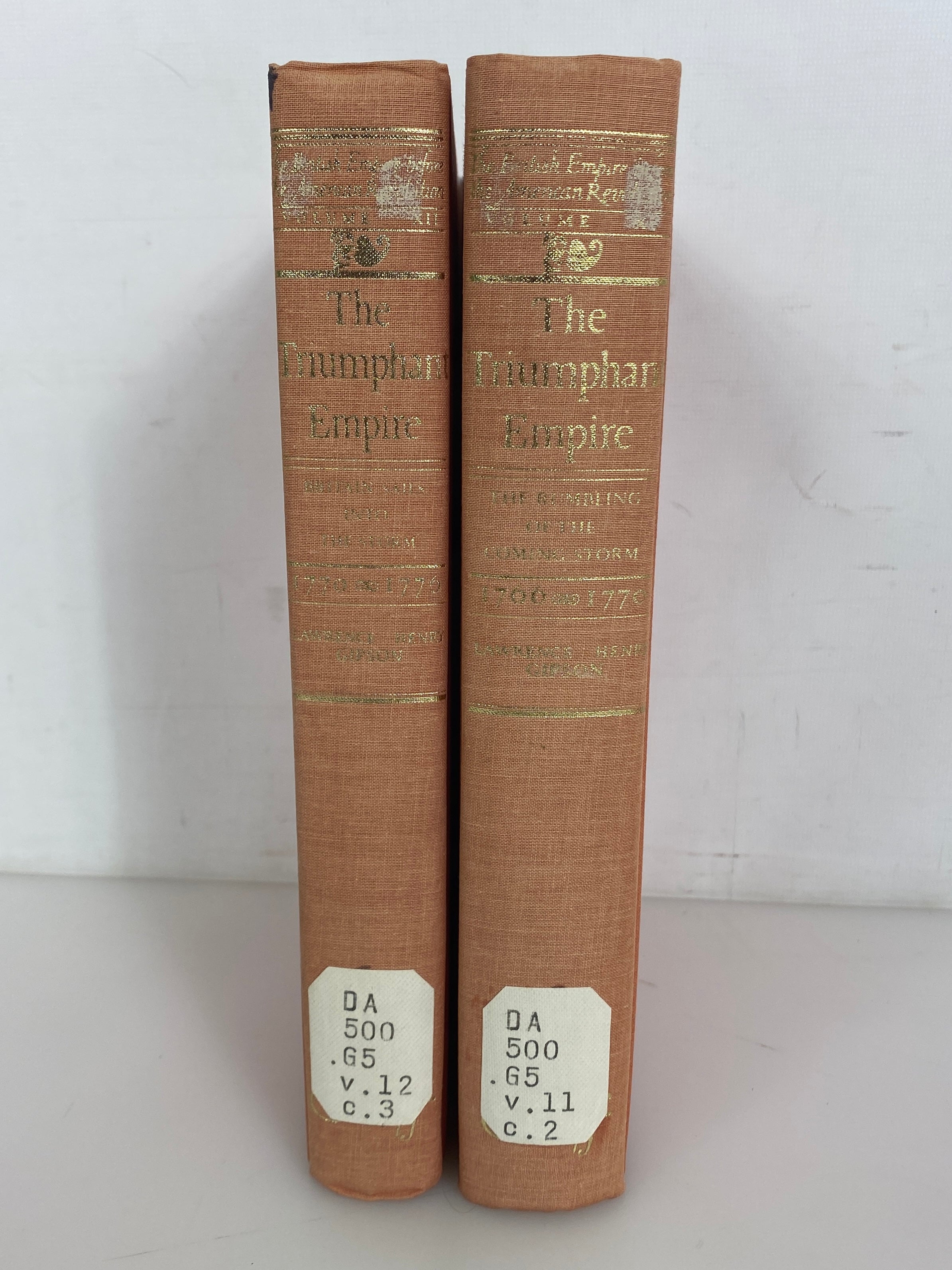 2 Vols: British Empire Before the American Revolution 11-12 Ex-Library HC