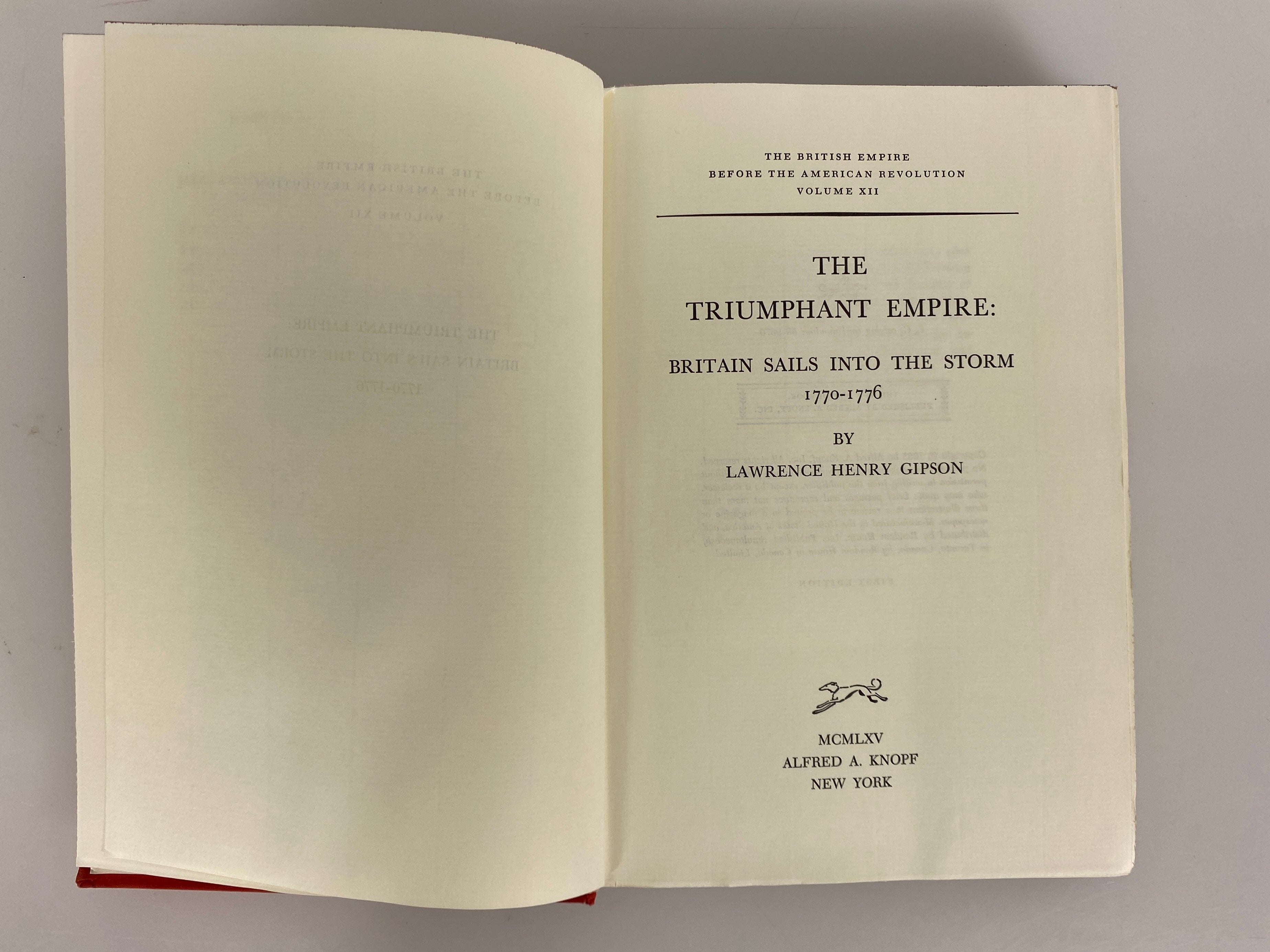 2 Vols: British Empire Before the American Revolution 11-12 Ex-Library HC