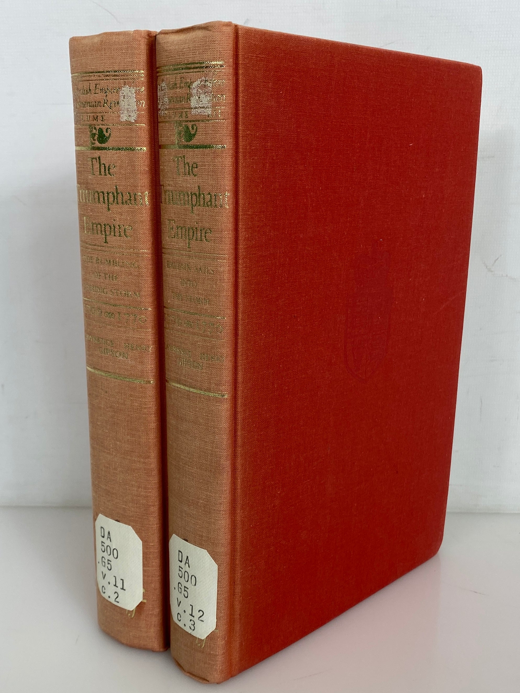 2 Vols: British Empire Before the American Revolution 11-12 Ex-Library HC